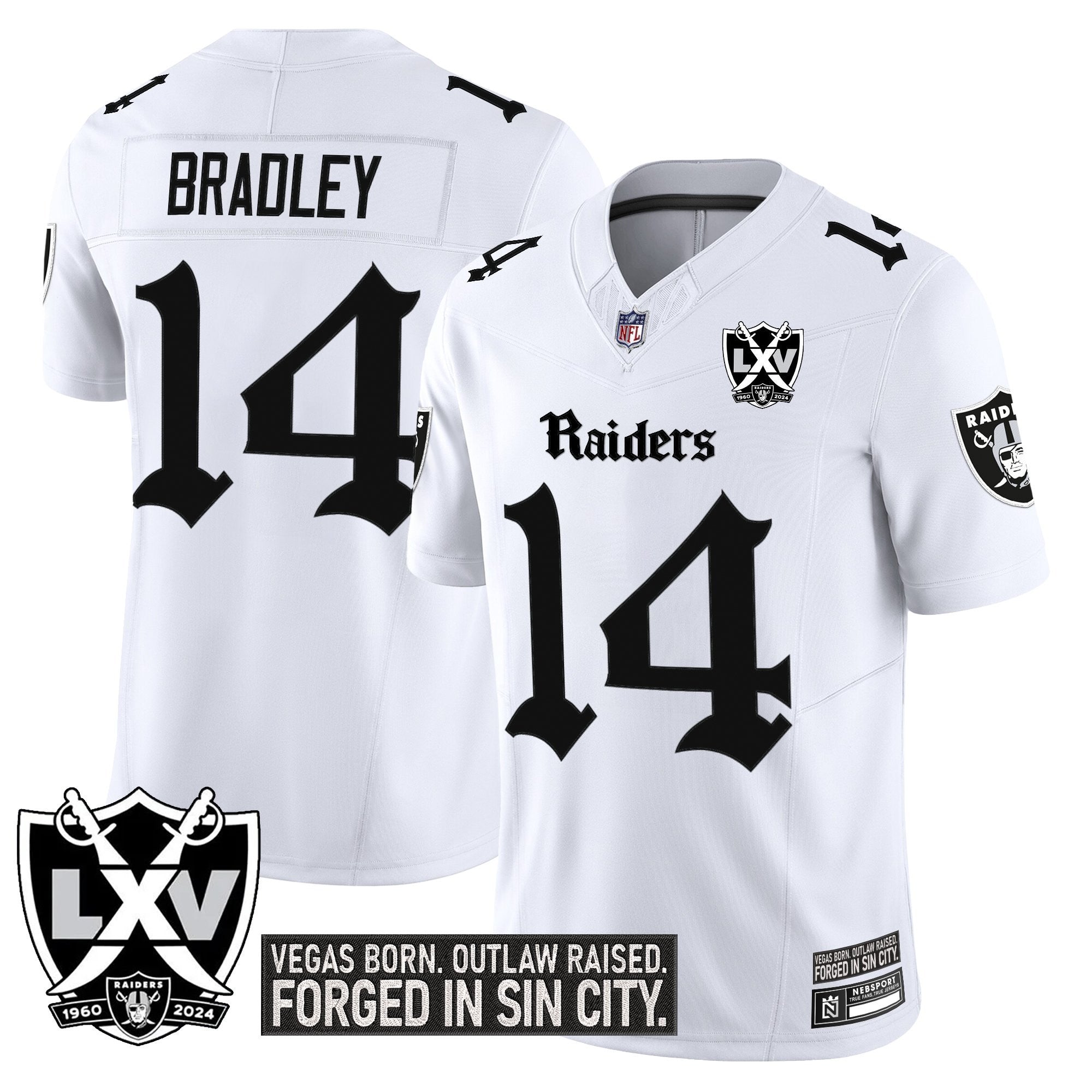 Men's Las Vegas Raiders 'Gothic Sin City Shadows Edition' Vapor Limited Jersey - All Stitched
