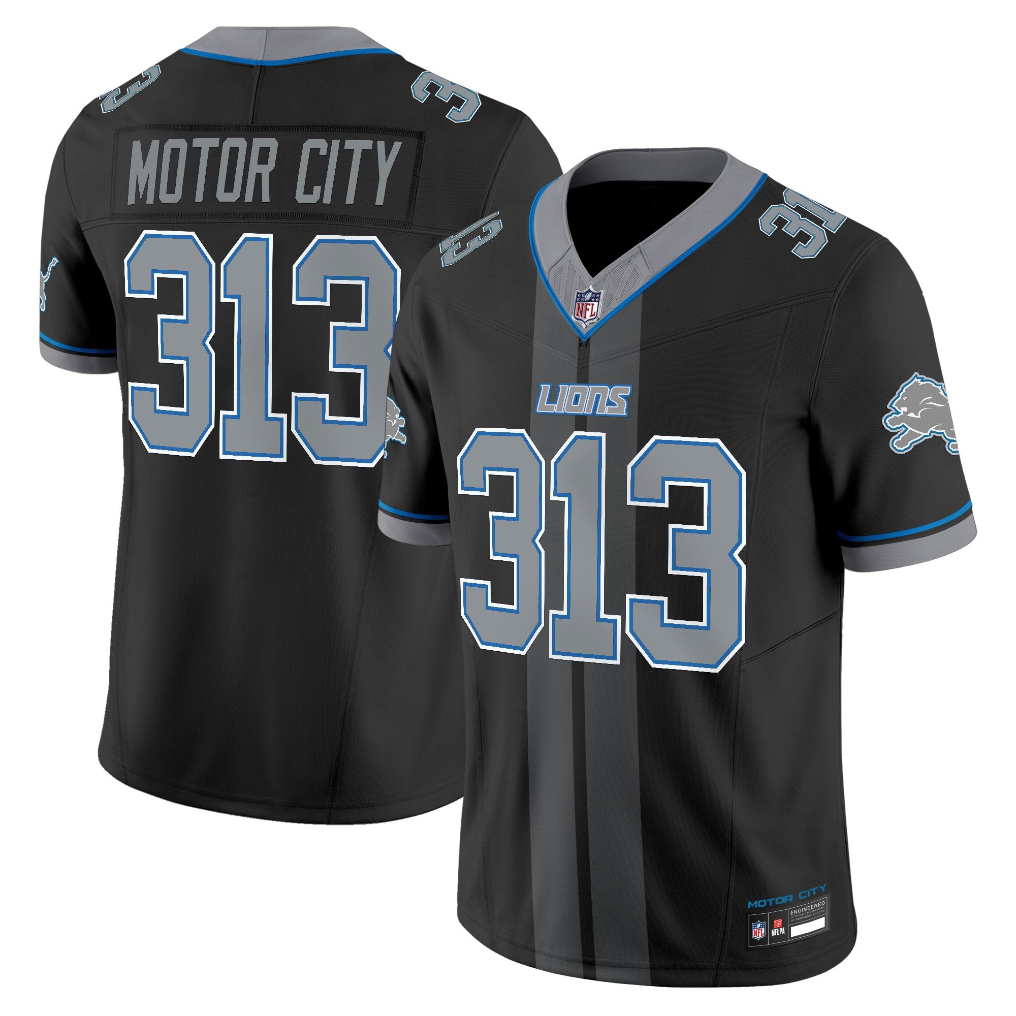 Men's Detroit Lions 'Motor City Racing Edition' Vapor Limited Jersey - All Stitched