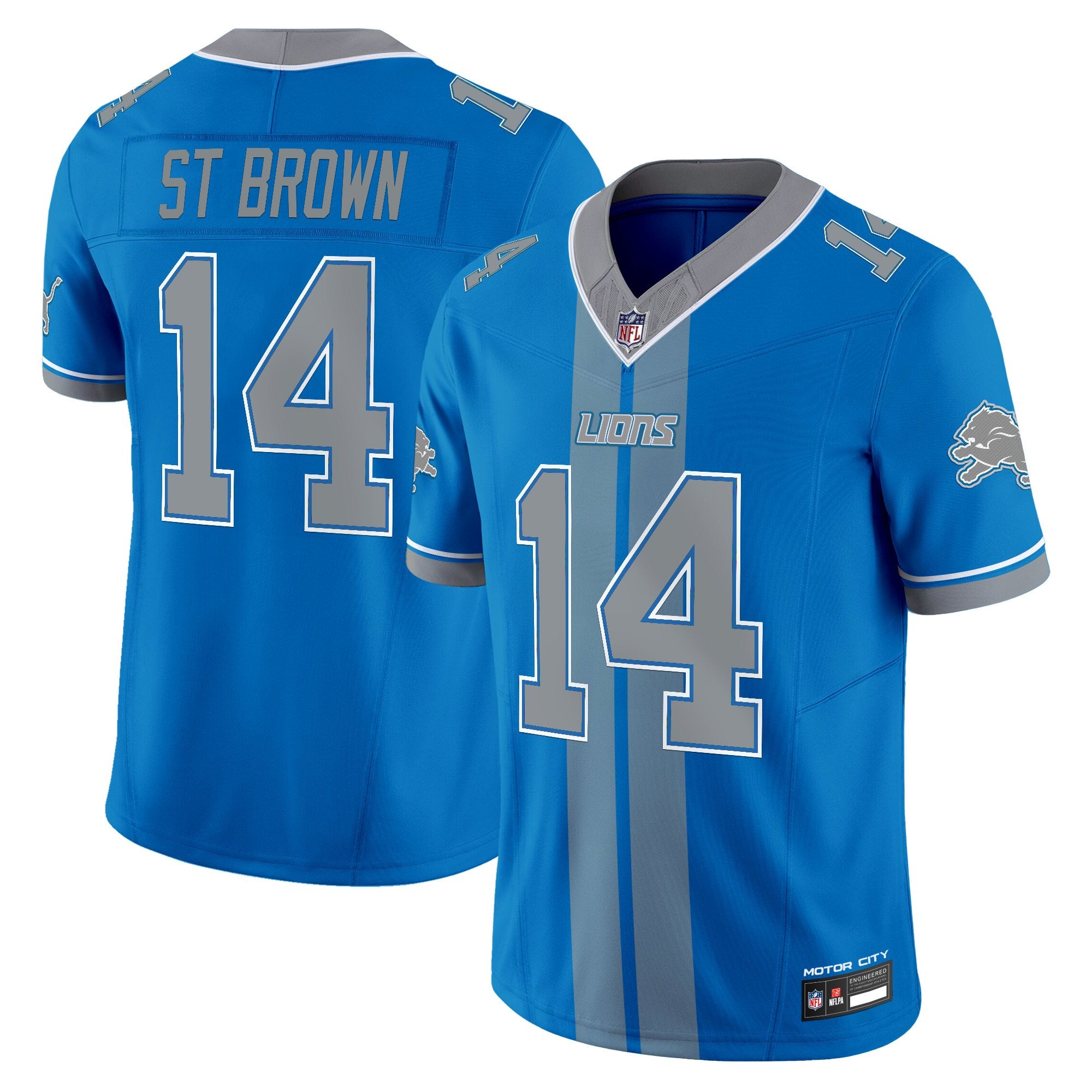 Men's Detroit Lions 'Motor City Racing Edition' Vapor Limited Jersey - All Stitched