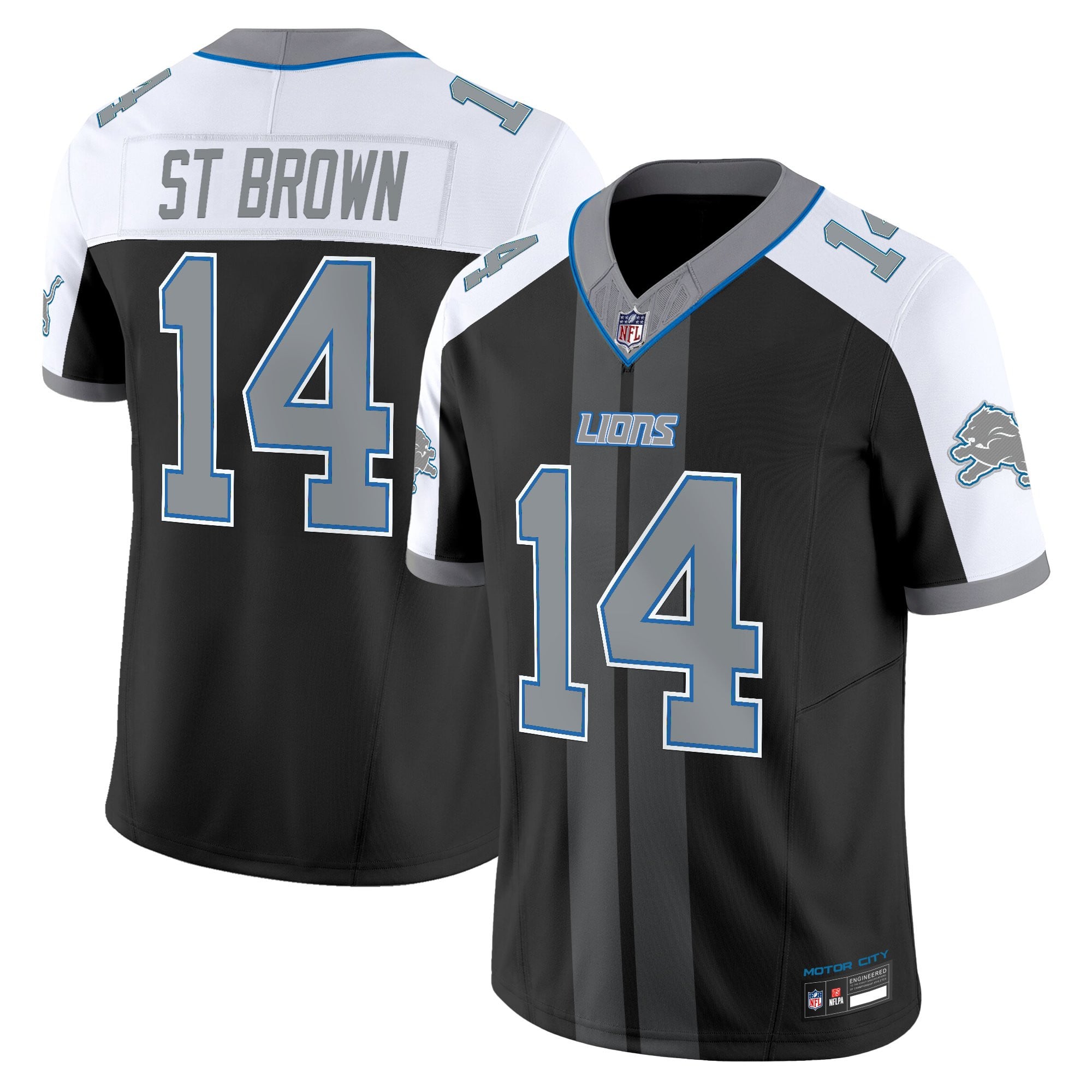 Men's Detroit Lions 'Motor City Racing Edition' Vapor Limited Jersey - All Stitched