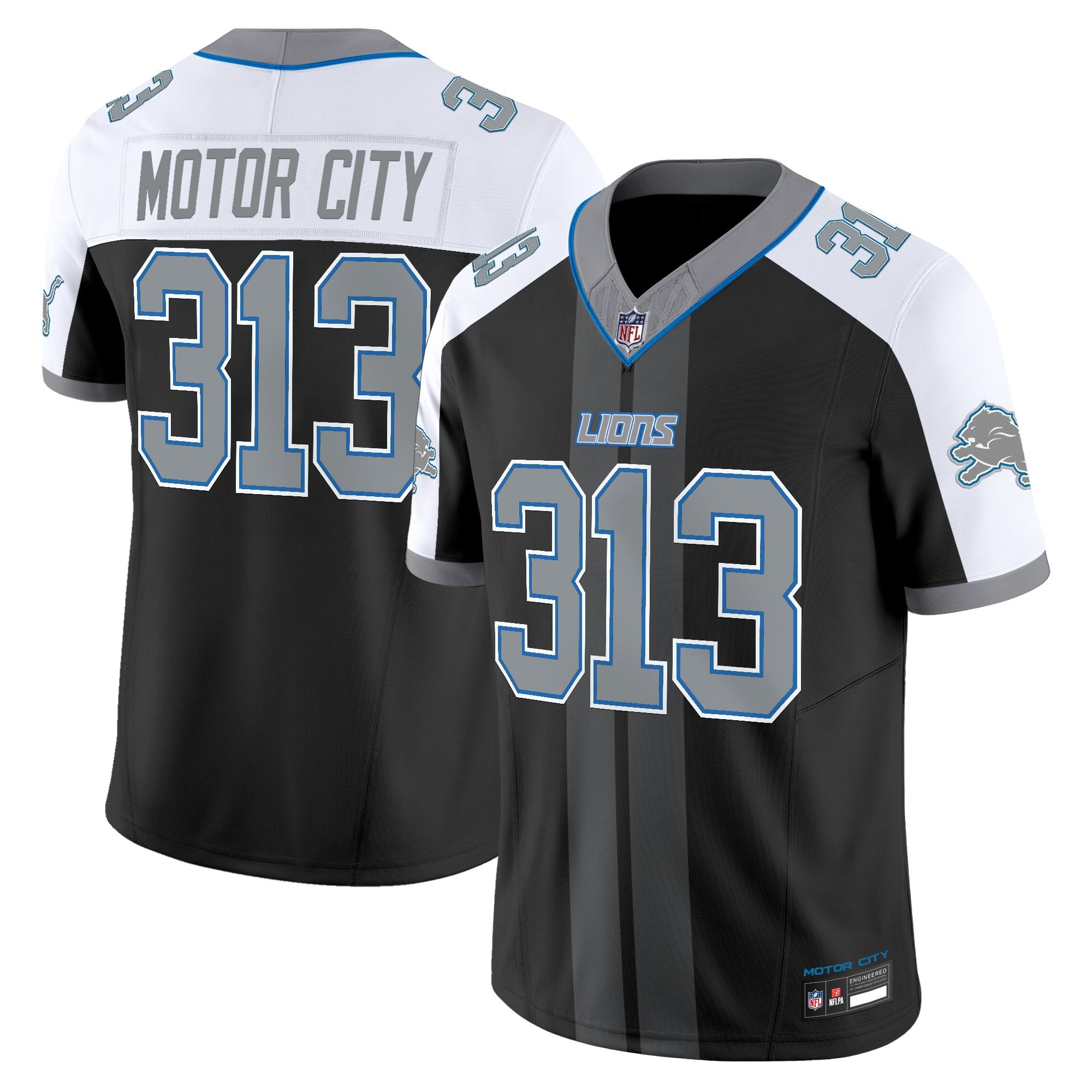 Men's Detroit Lions 'Motor City Racing Edition' Vapor Limited Jersey - All Stitched