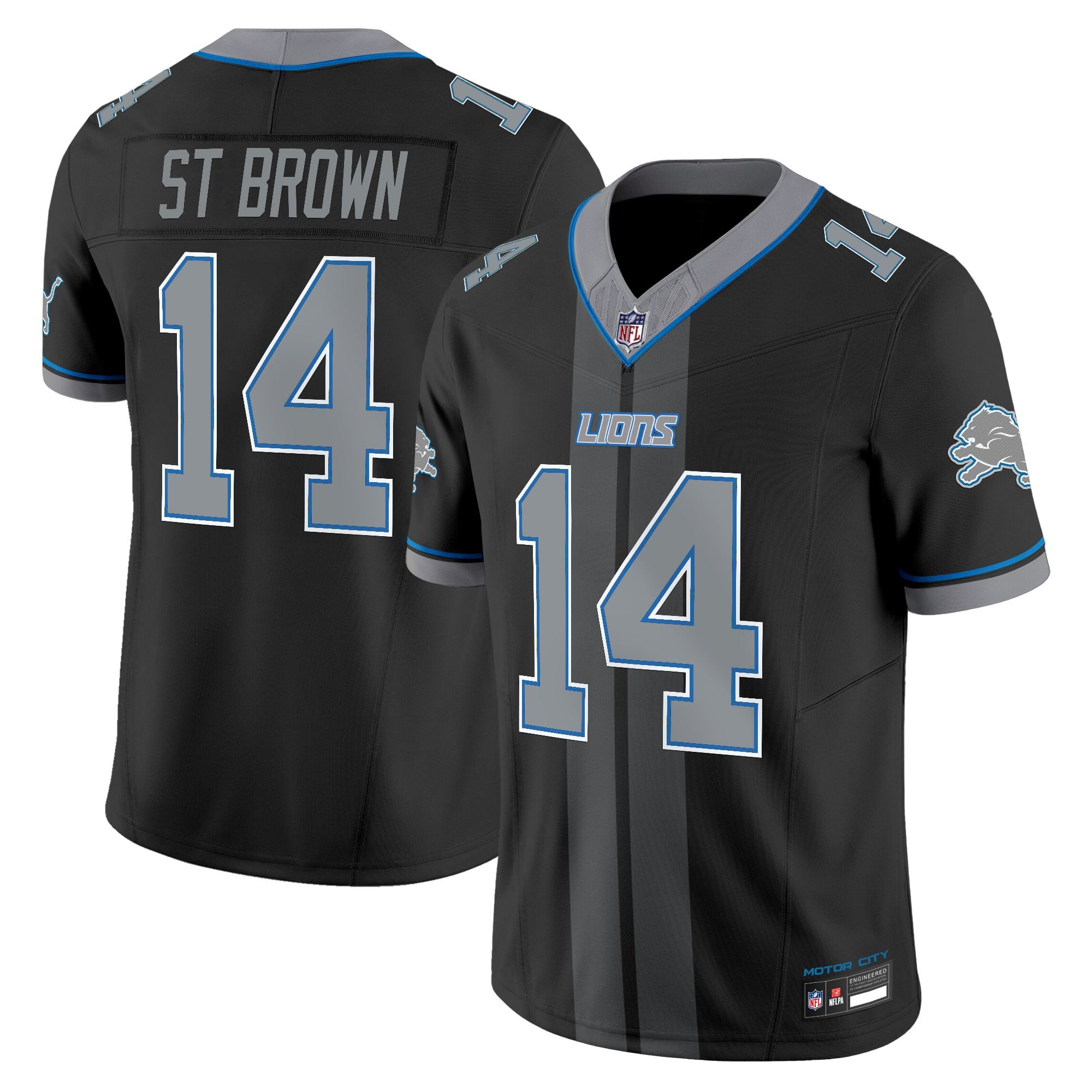 Men's Detroit Lions 'Motor City Racing Edition' Vapor Limited Jersey - All Stitched