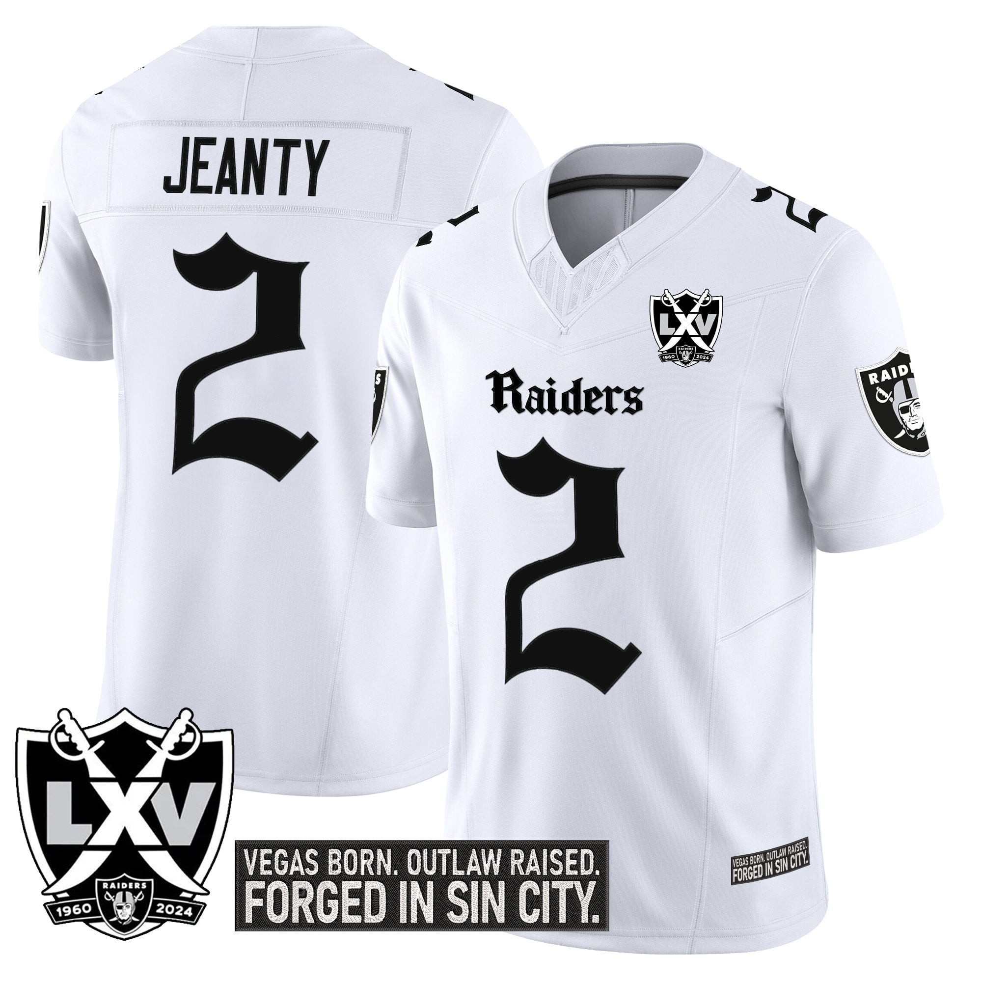 Men's Las Vegas Raiders 'Gothic Sin City Shadows Edition' Vapor Limited Jersey V2 - All Stitched