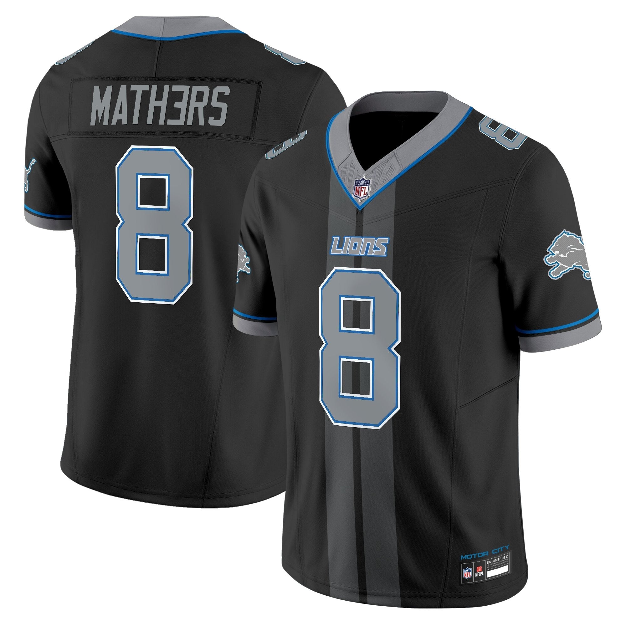 Men's Detroit Lions 'Motor City Racing Edition' Vapor Limited Jersey - All Stitched