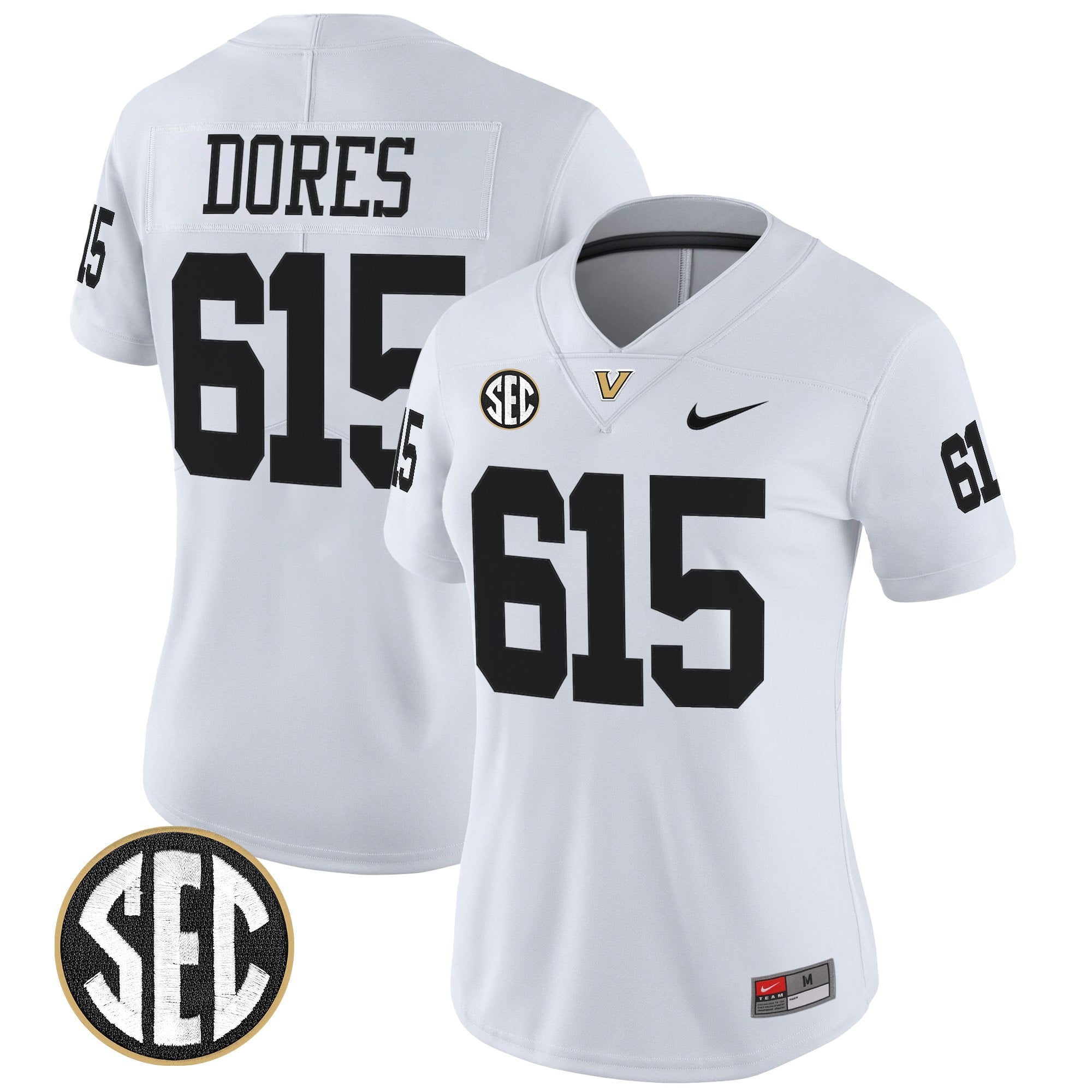 Women's Vanderbilt Commodores 2025 Vapor Limited Jersey - All Stitched