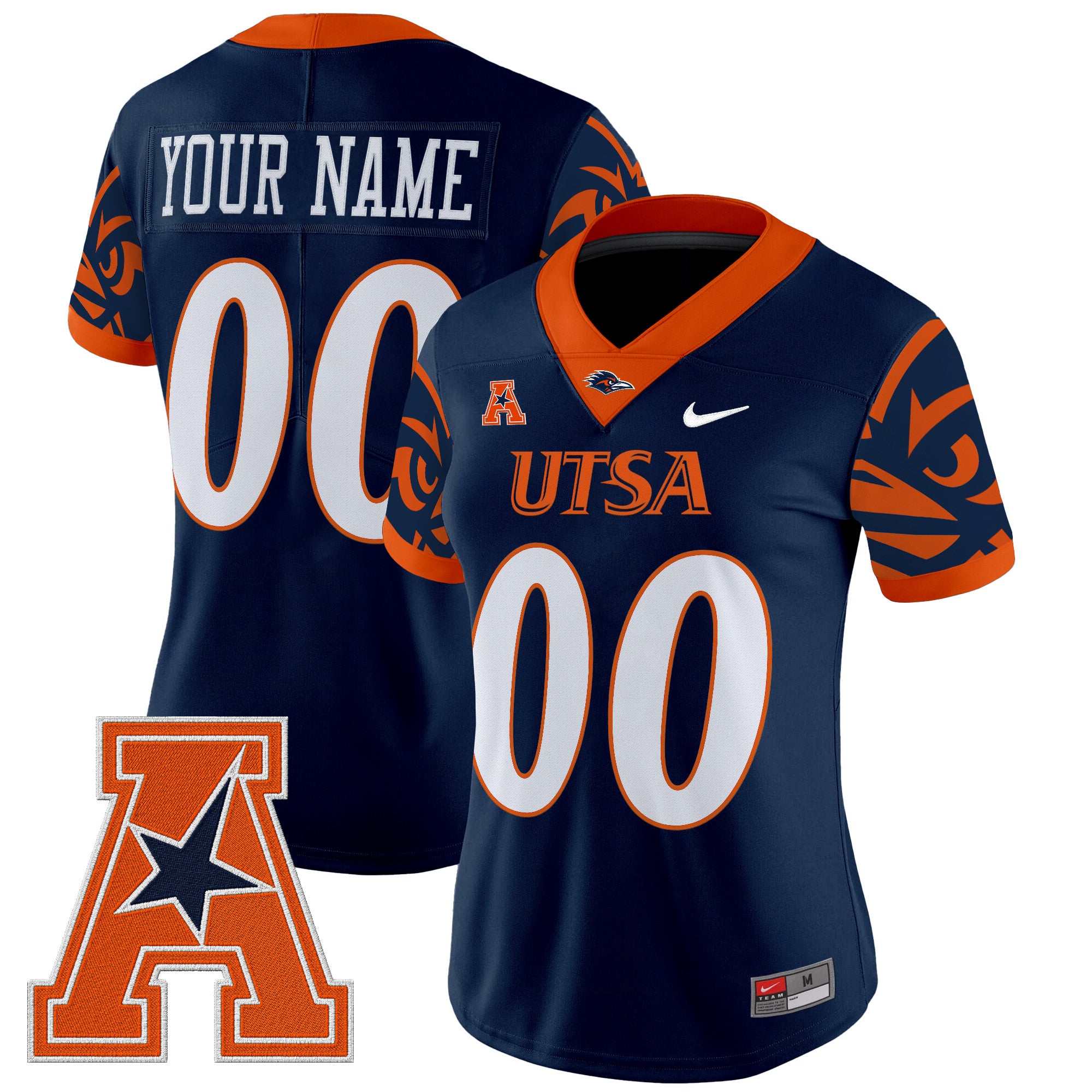 UTSA Roadrunners 2025 Vapor Limited Custom Jersey V2 - All Stitched