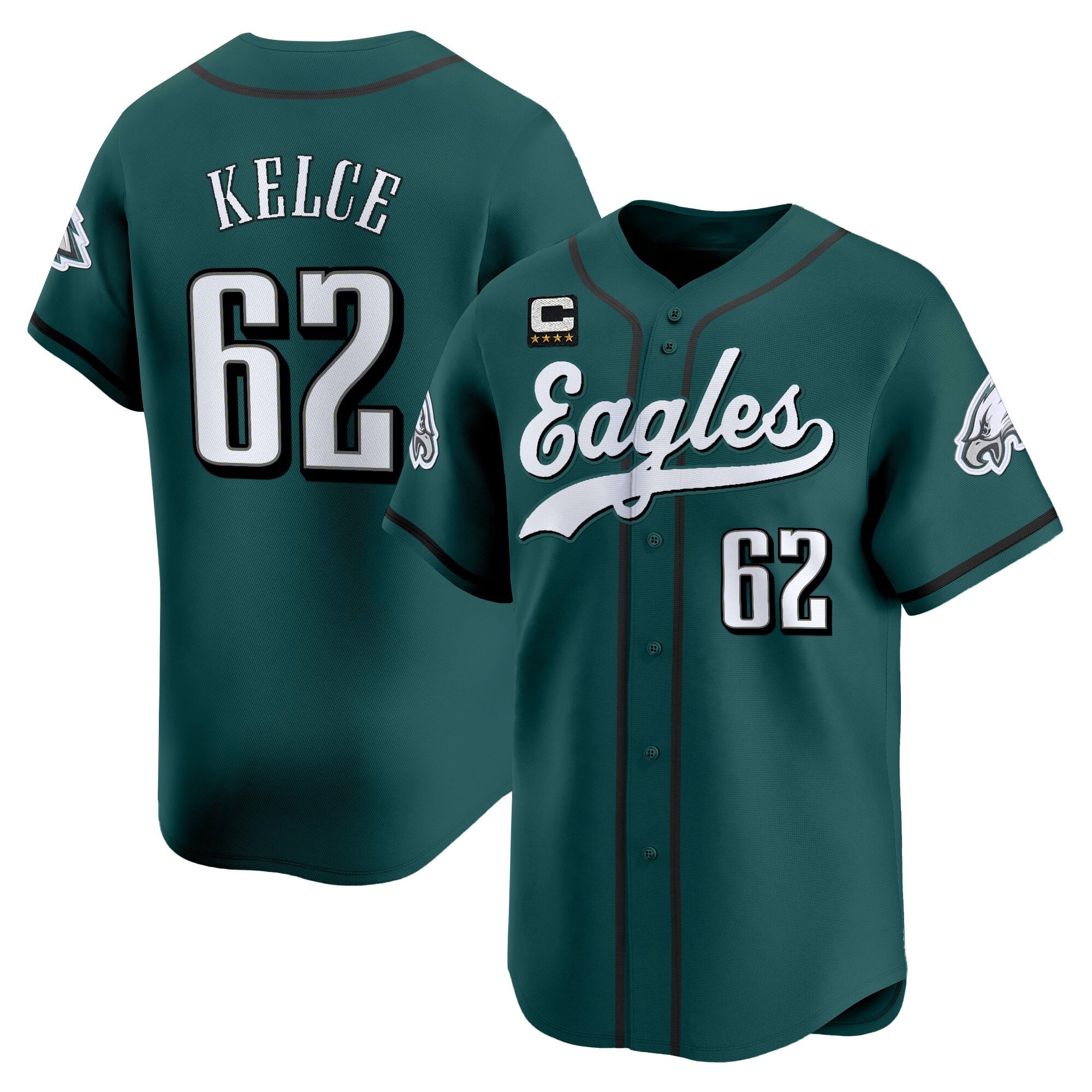 Men's Philadelphia Eagles 2025 Vapor Baseball Jersey - All Stitched