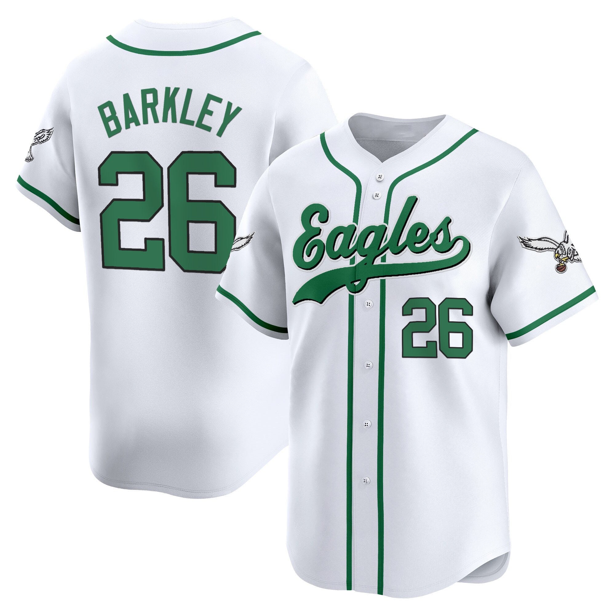 Men's Philadelphia Eagles 2025 Vapor Baseball Jersey - All Stitched