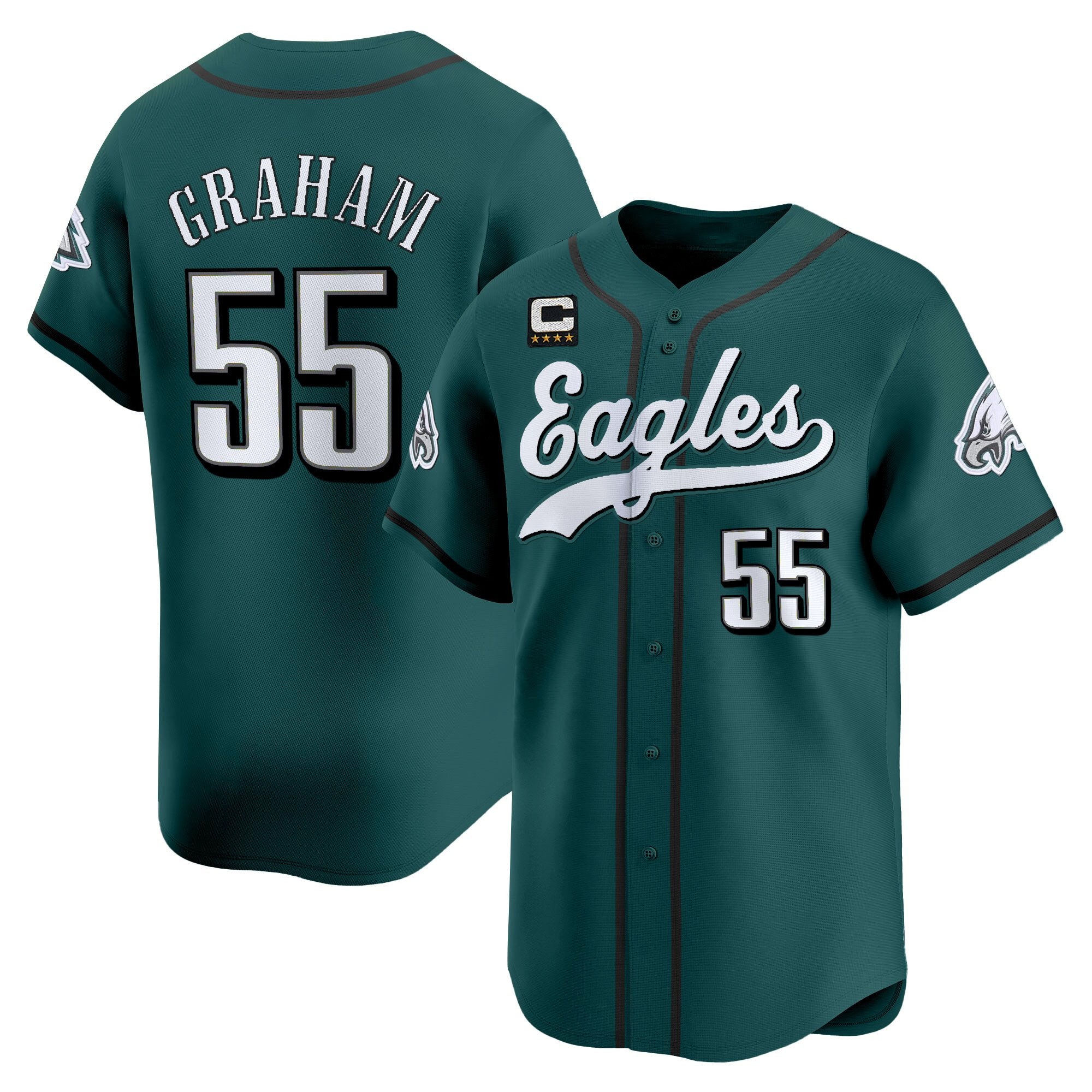 Men's Philadelphia Eagles 2025 Vapor Baseball Jersey - All Stitched