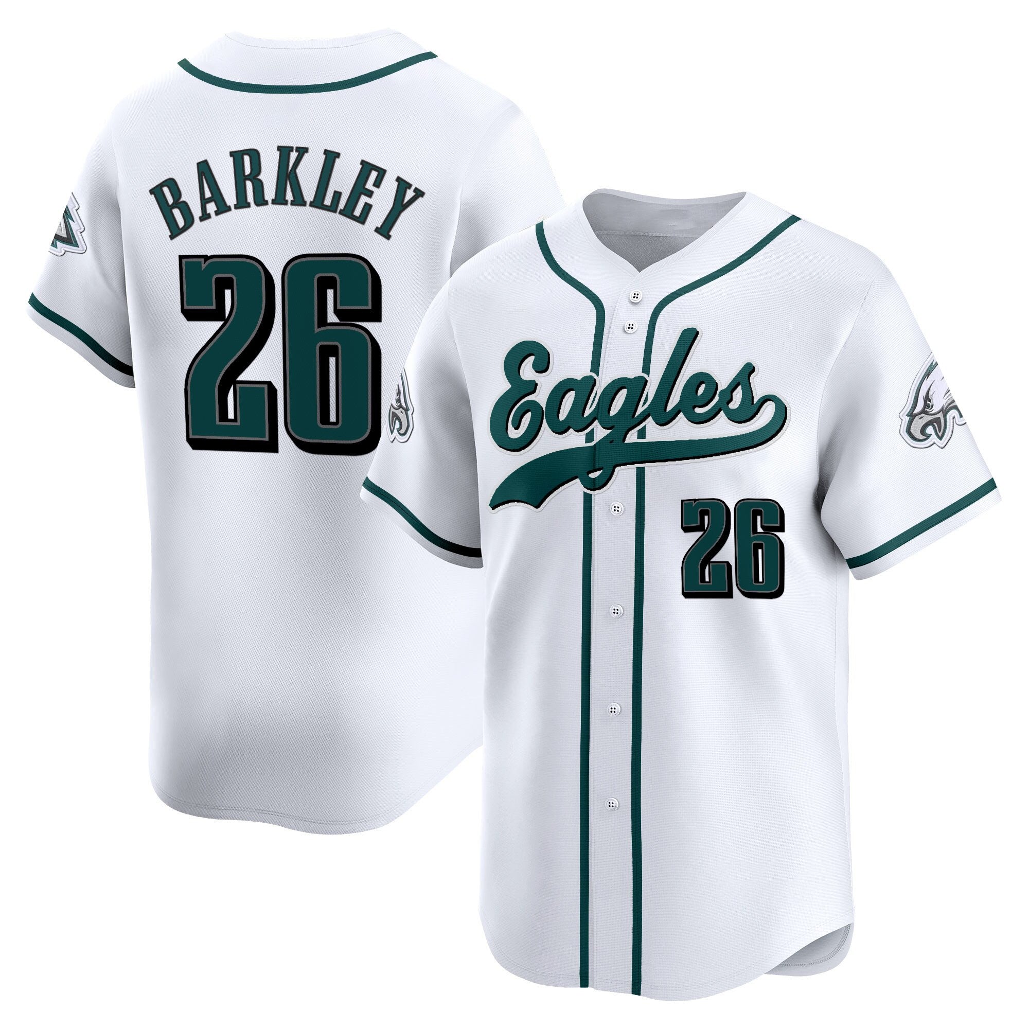 Men's Philadelphia Eagles 2025 Vapor Baseball Jersey - All Stitched