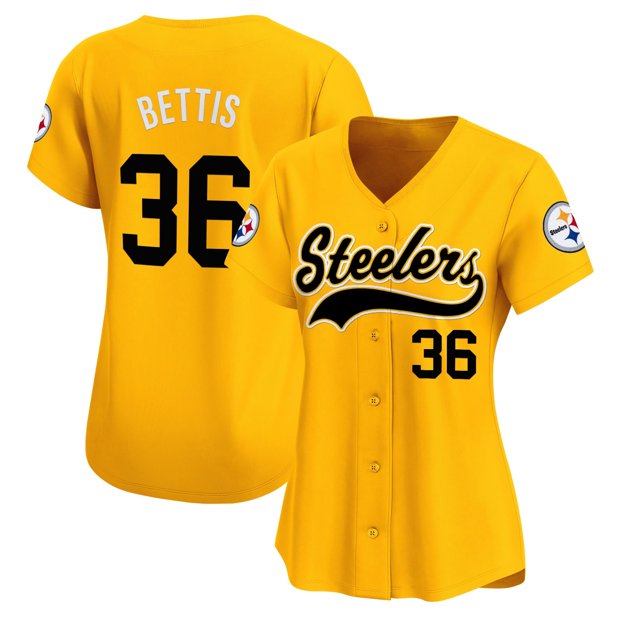 Women's Pittsburgh Steelers 2025 Vapor Baseball Jersey - All Stitched