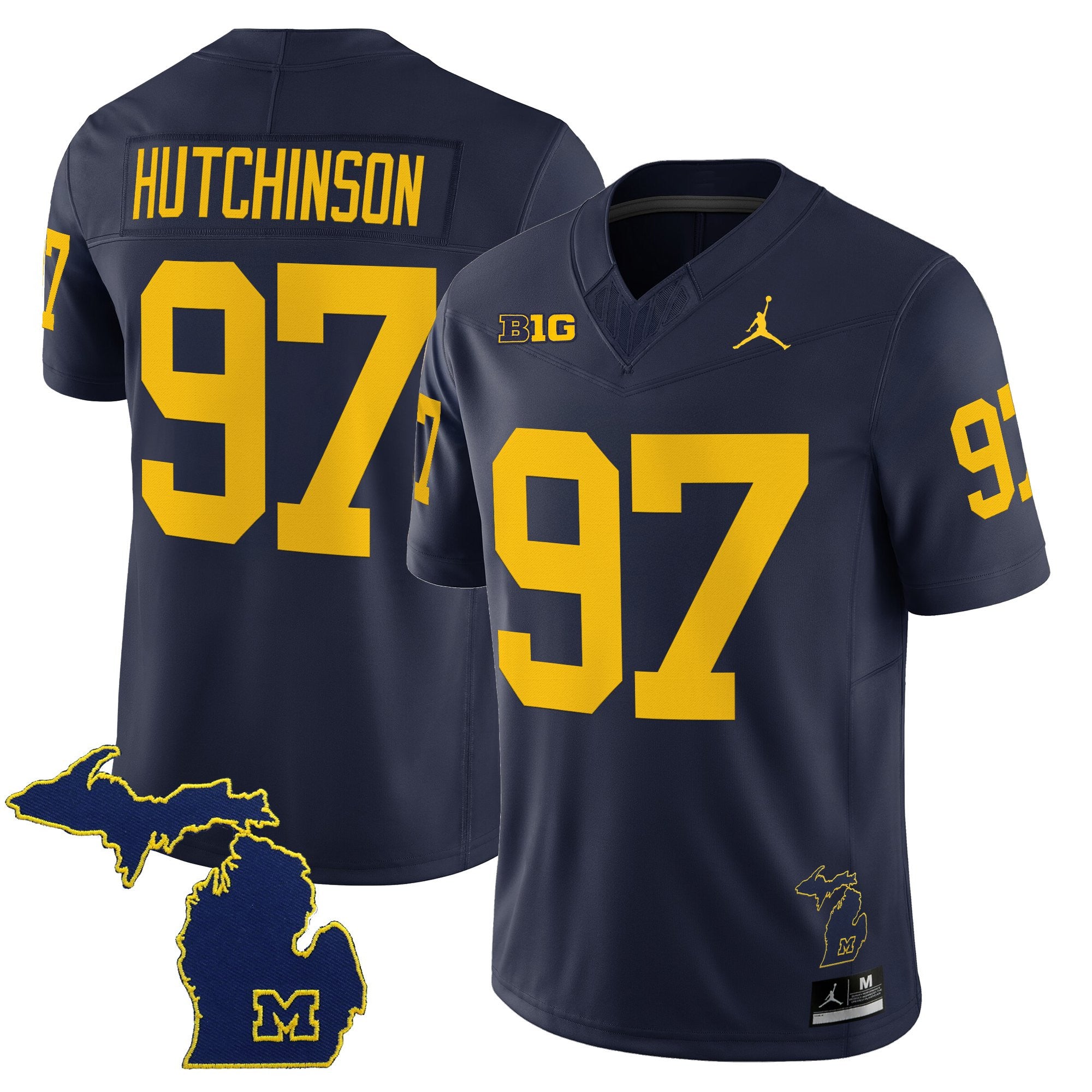 Men's Michigan Wolverines 2025 Vapor Limited Jersey V2 - All Stitched