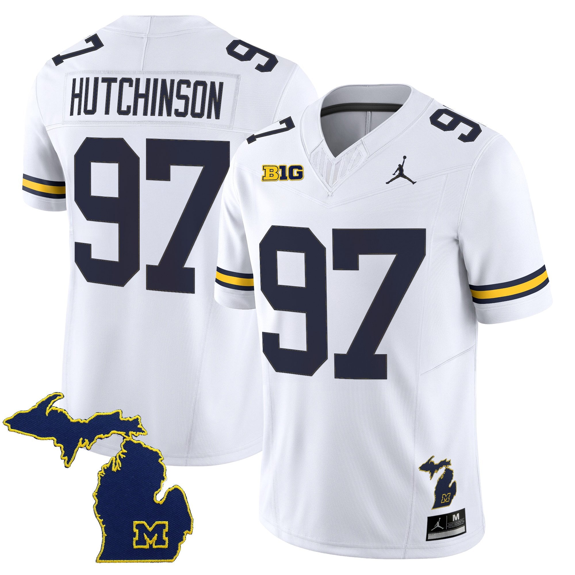 Men's Michigan Wolverines 2025 Vapor Limited Jersey V2 - All Stitched