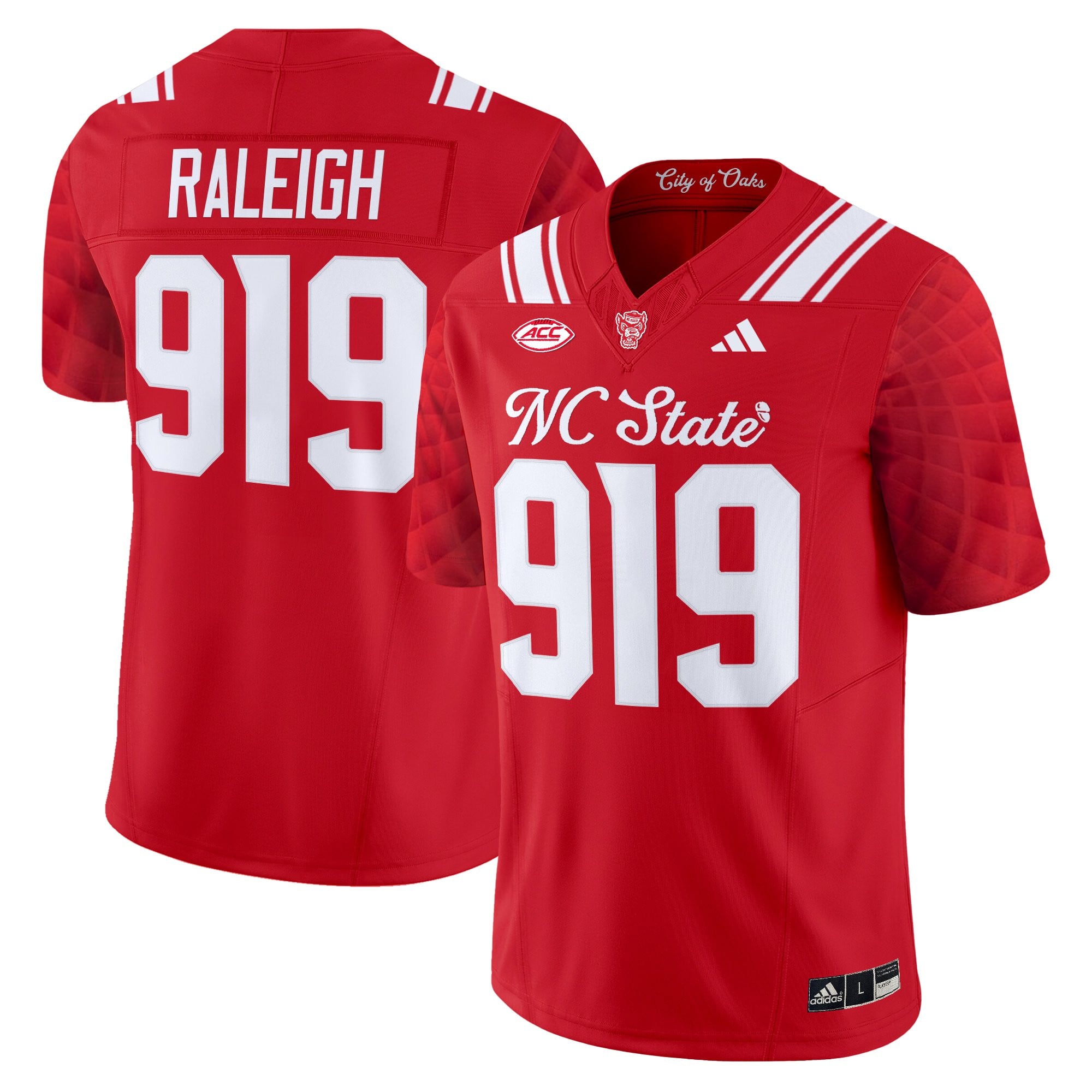 Men's NC State Wolfpack 'City of Oaks' Vapor Limited Jersey - All Stitched