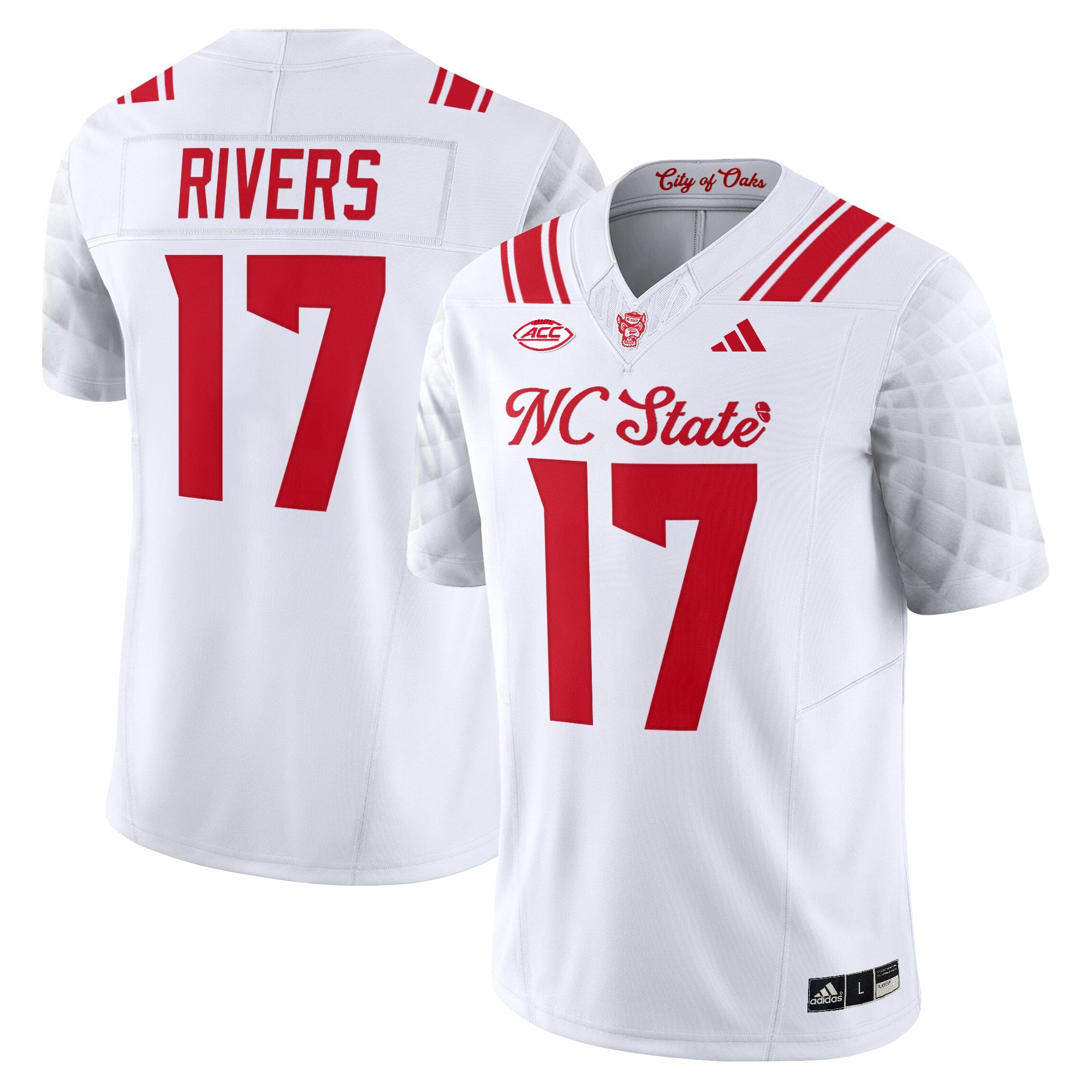 Men's NC State Wolfpack 'City of Oaks' Vapor Limited Jersey - All Stitched