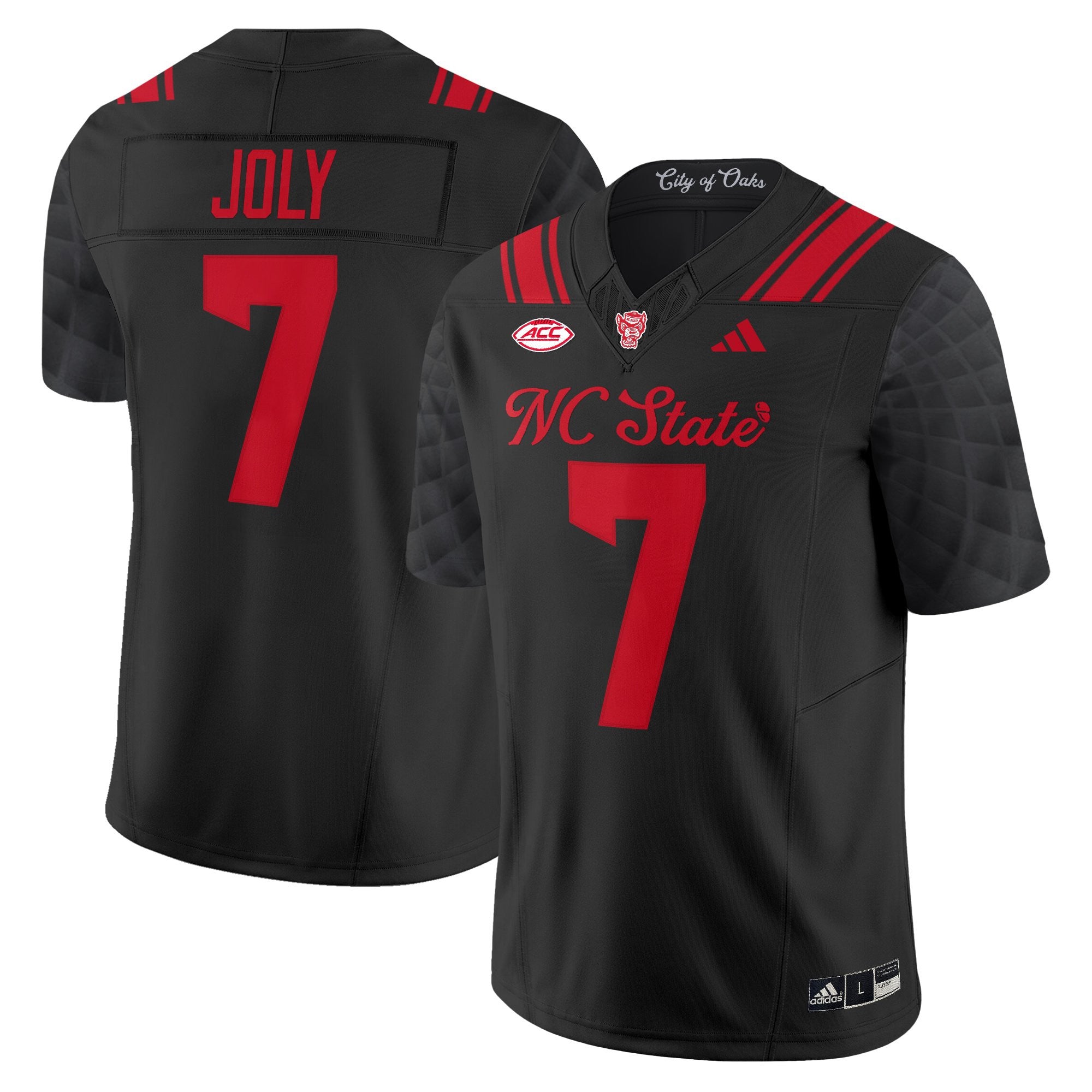 Men's NC State Wolfpack 'City of Oaks' Vapor Limited Jersey - All Stitched