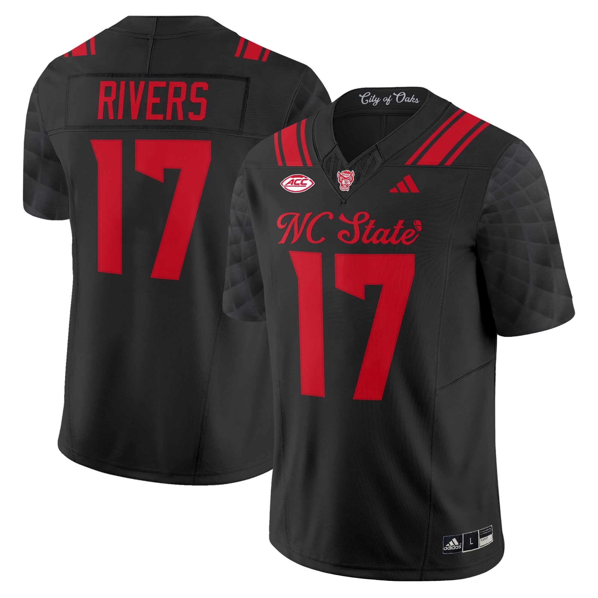 Men's NC State Wolfpack 'City of Oaks' Vapor Limited Jersey - All Stitched