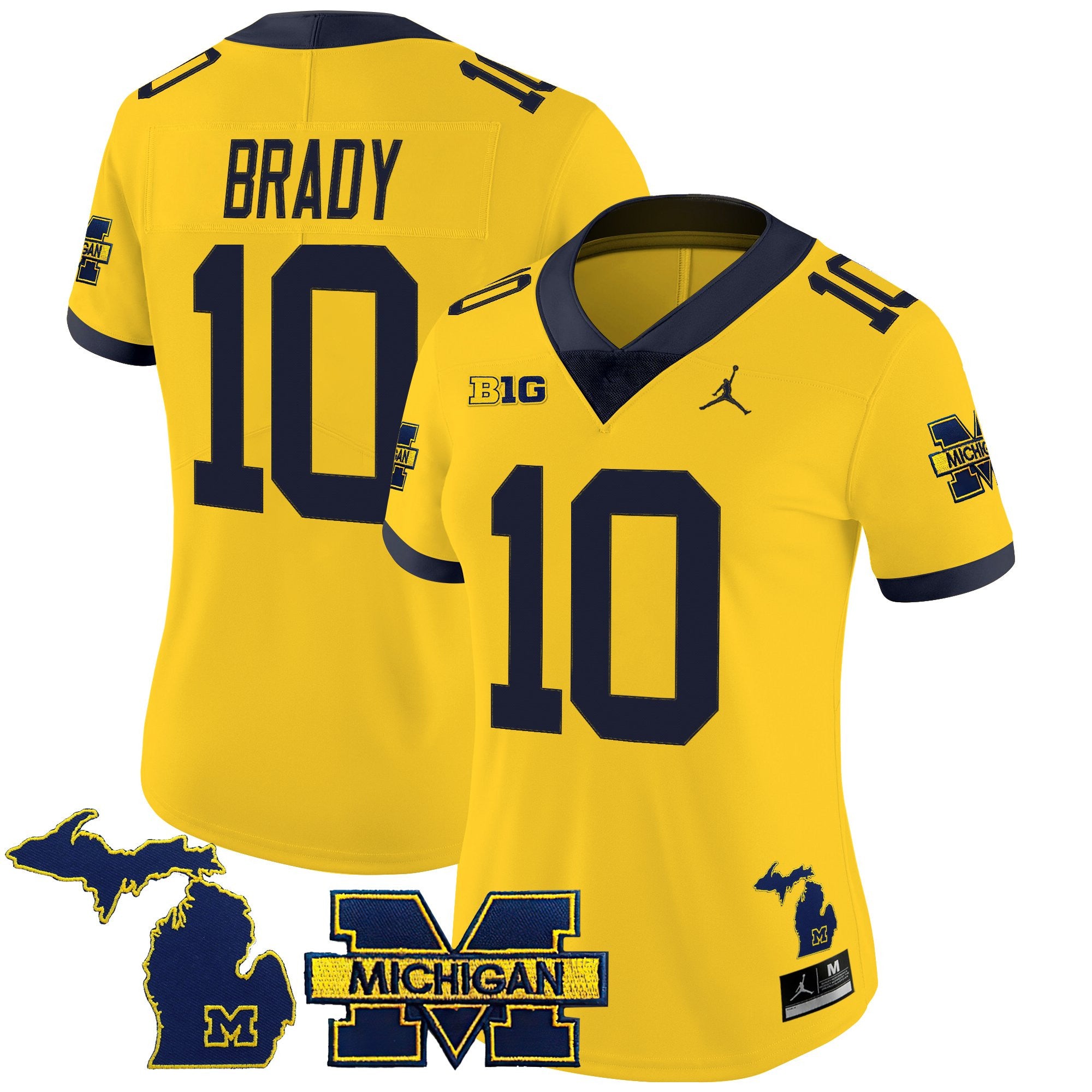 Women's Michigan Wolverines 2025 Vapor Limited Jersey - All Stitched