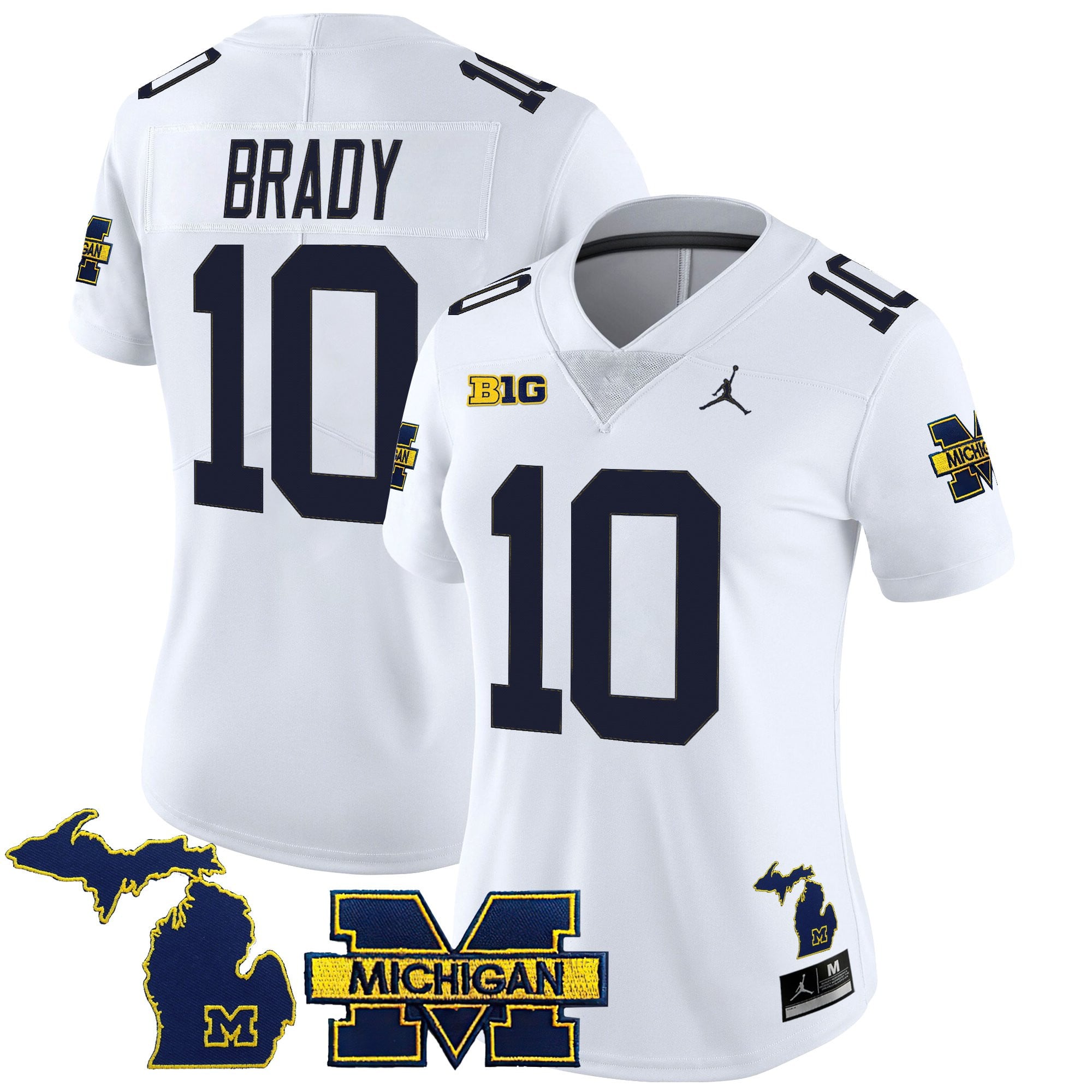 Women's Michigan Wolverines 2025 Vapor Limited Jersey - All Stitched