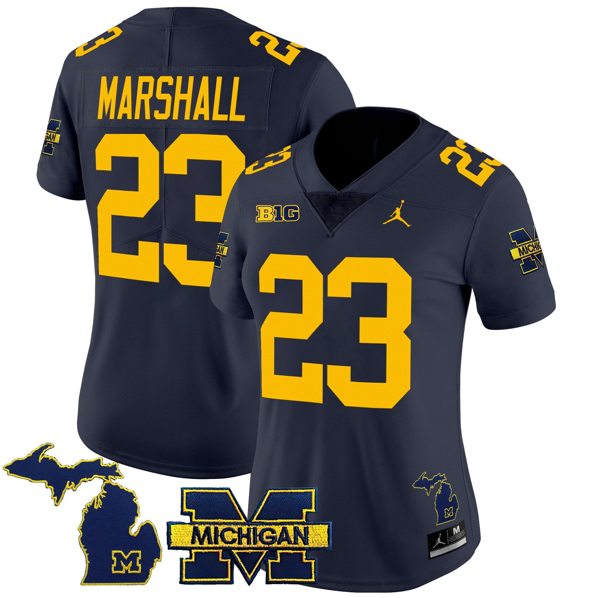 Women's Michigan Wolverines 2025 Vapor Limited Jersey - All Stitched