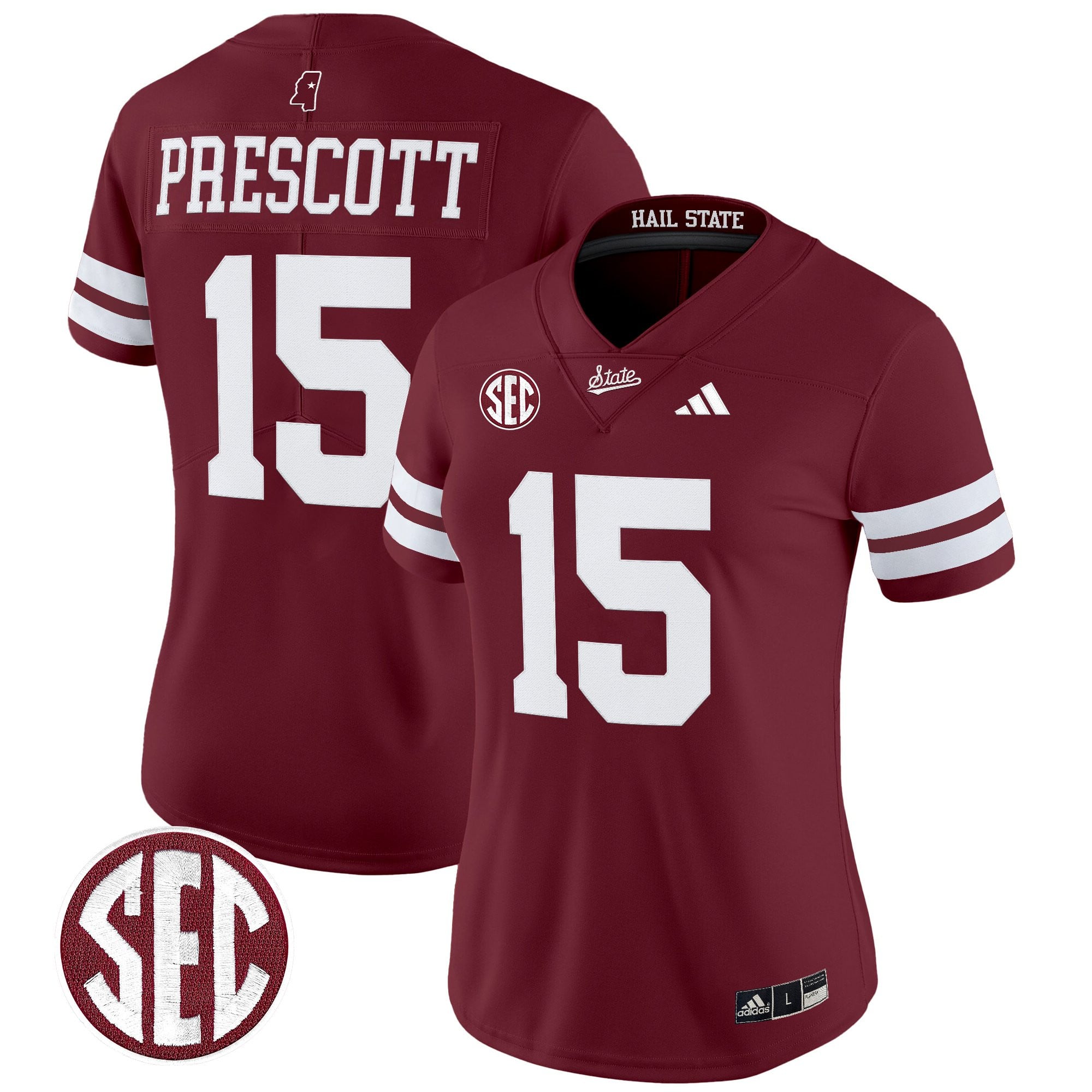 Women's Mississippi State Bulldogs 'Dark Mode' Vapor Limited Jersey - All Stitched