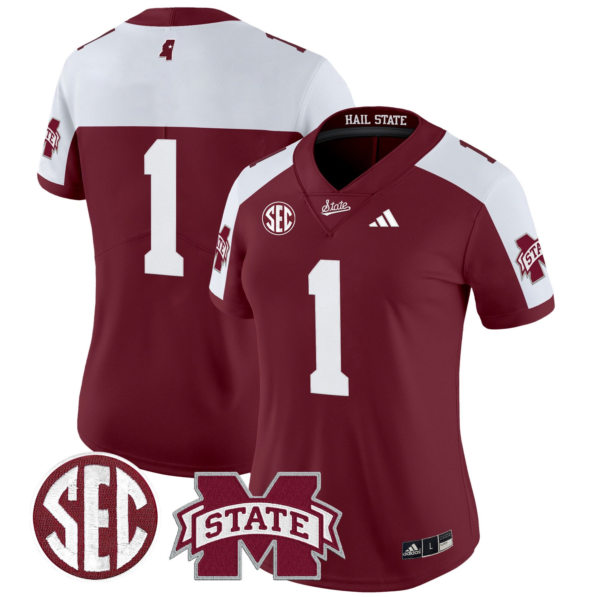 Women's Mississippi State Bulldogs 'Dark Mode' Vapor Limited Jersey - All Stitched