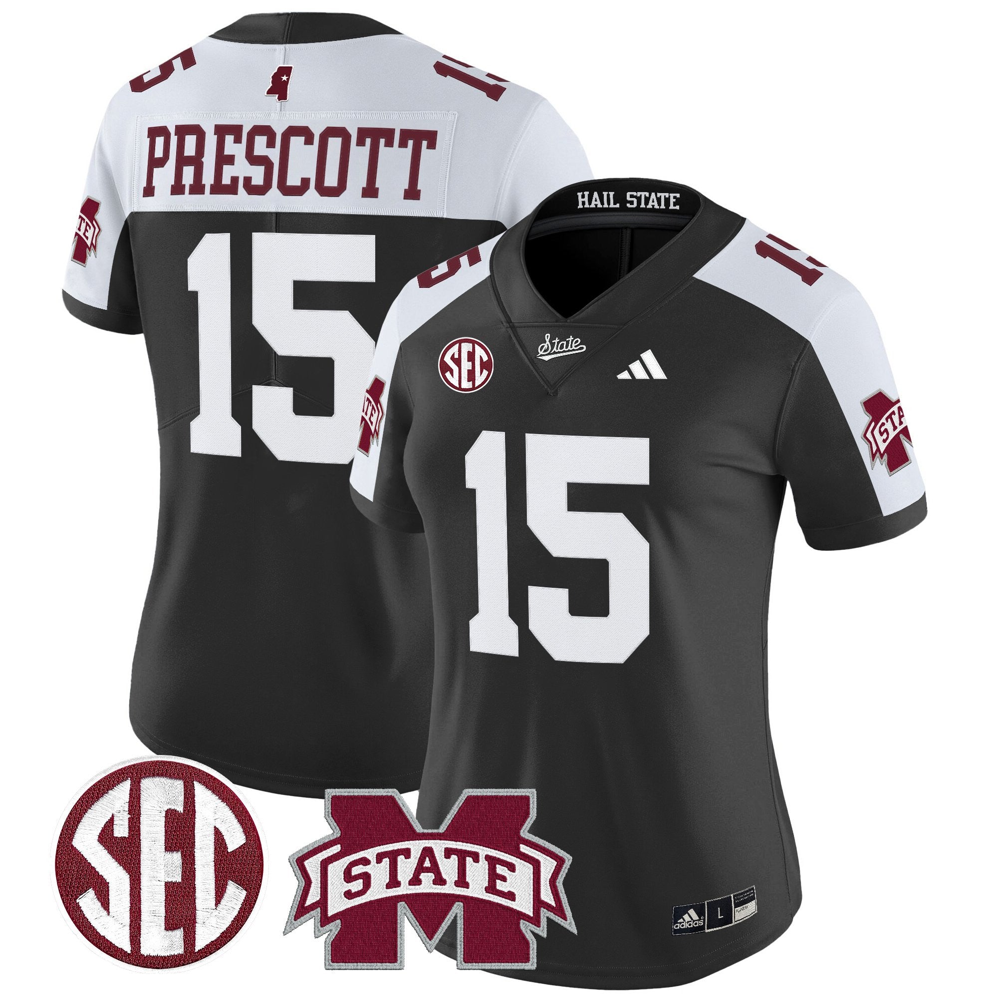 Women's Mississippi State Bulldogs 'Dark Mode' Vapor Limited Jersey - All Stitched