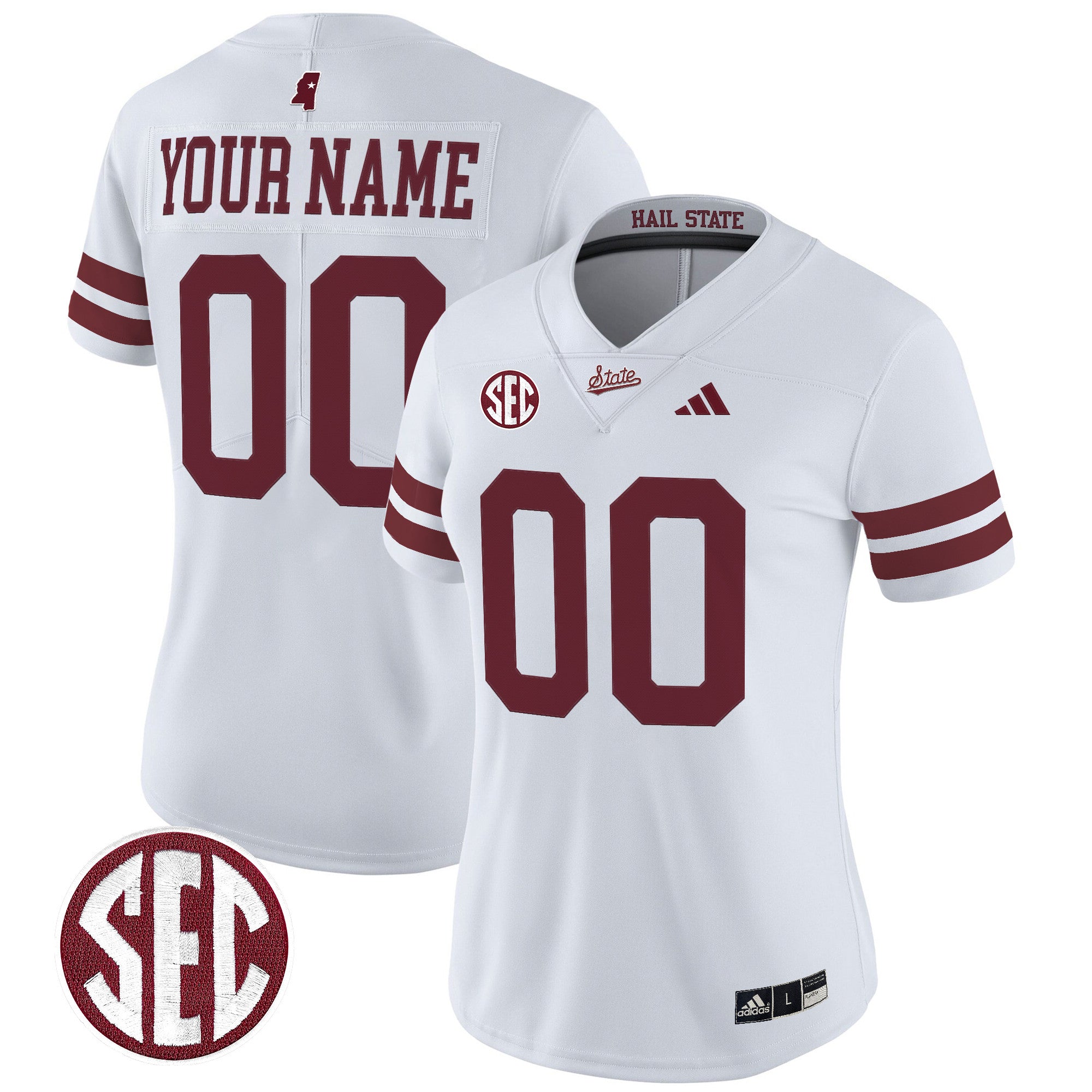 Mississippi State Bulldogs 'Dark Mode' Vapor Limited Custom Jersey - All Stitched