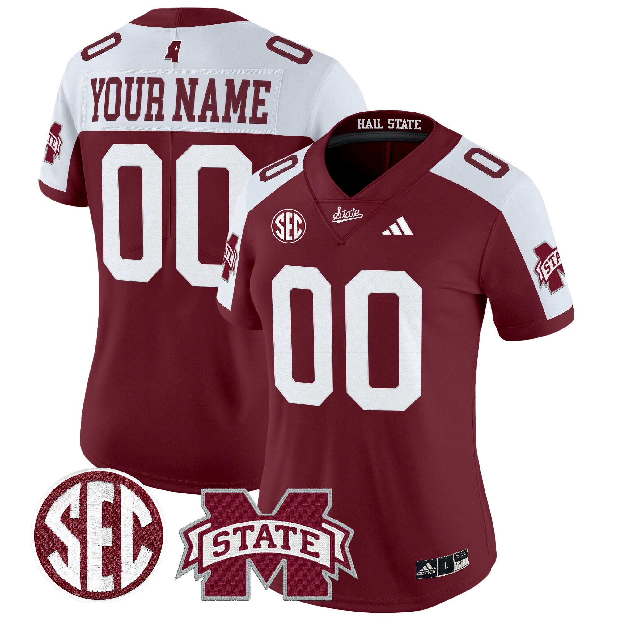 Mississippi State Bulldogs 'Dark Mode' Vapor Limited Custom Jersey - All Stitched