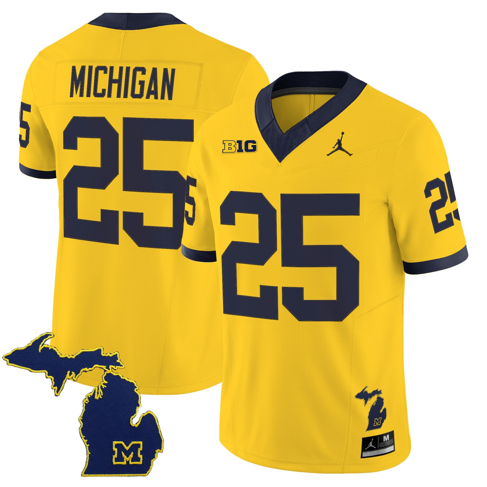 Men's Michigan Wolverines 2025 Vapor Limited Jersey V2 - All Stitched