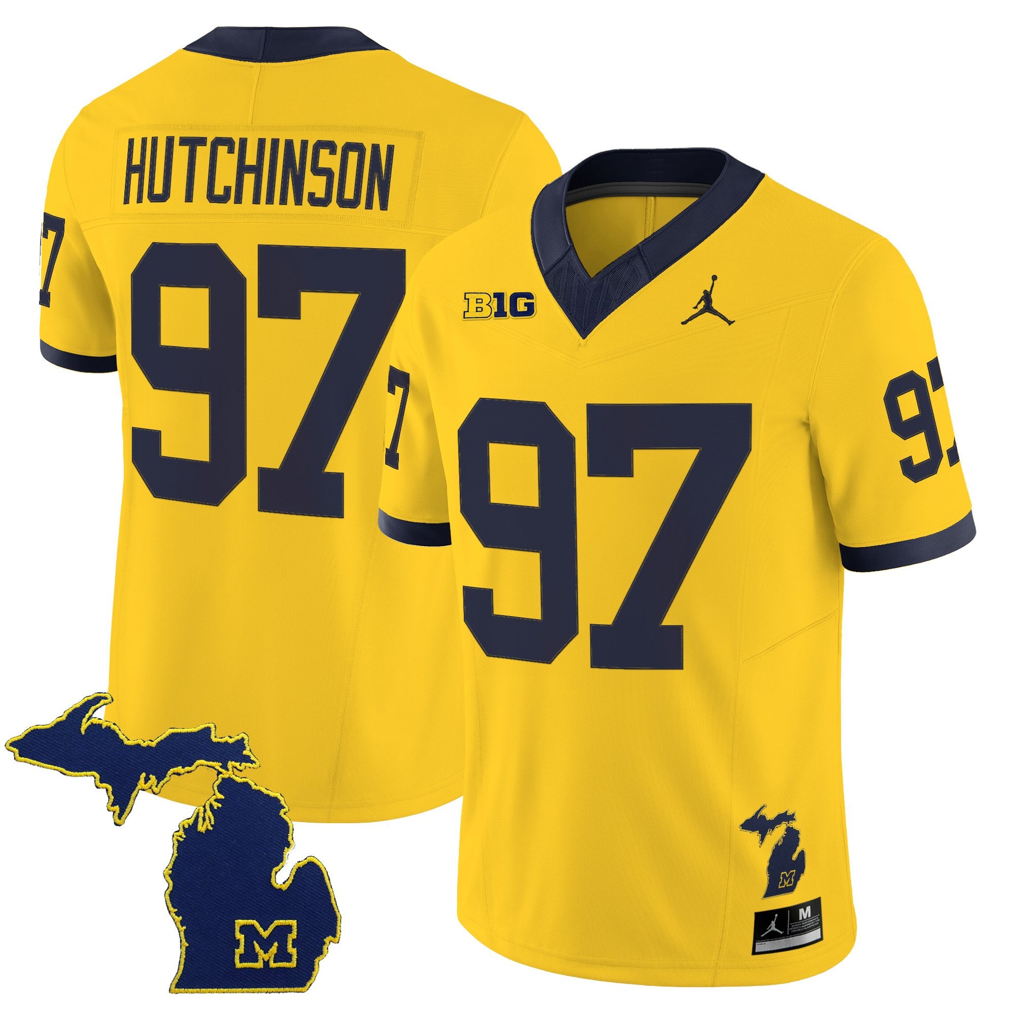 Men's Michigan Wolverines 2025 Vapor Limited Jersey V2 - All Stitched