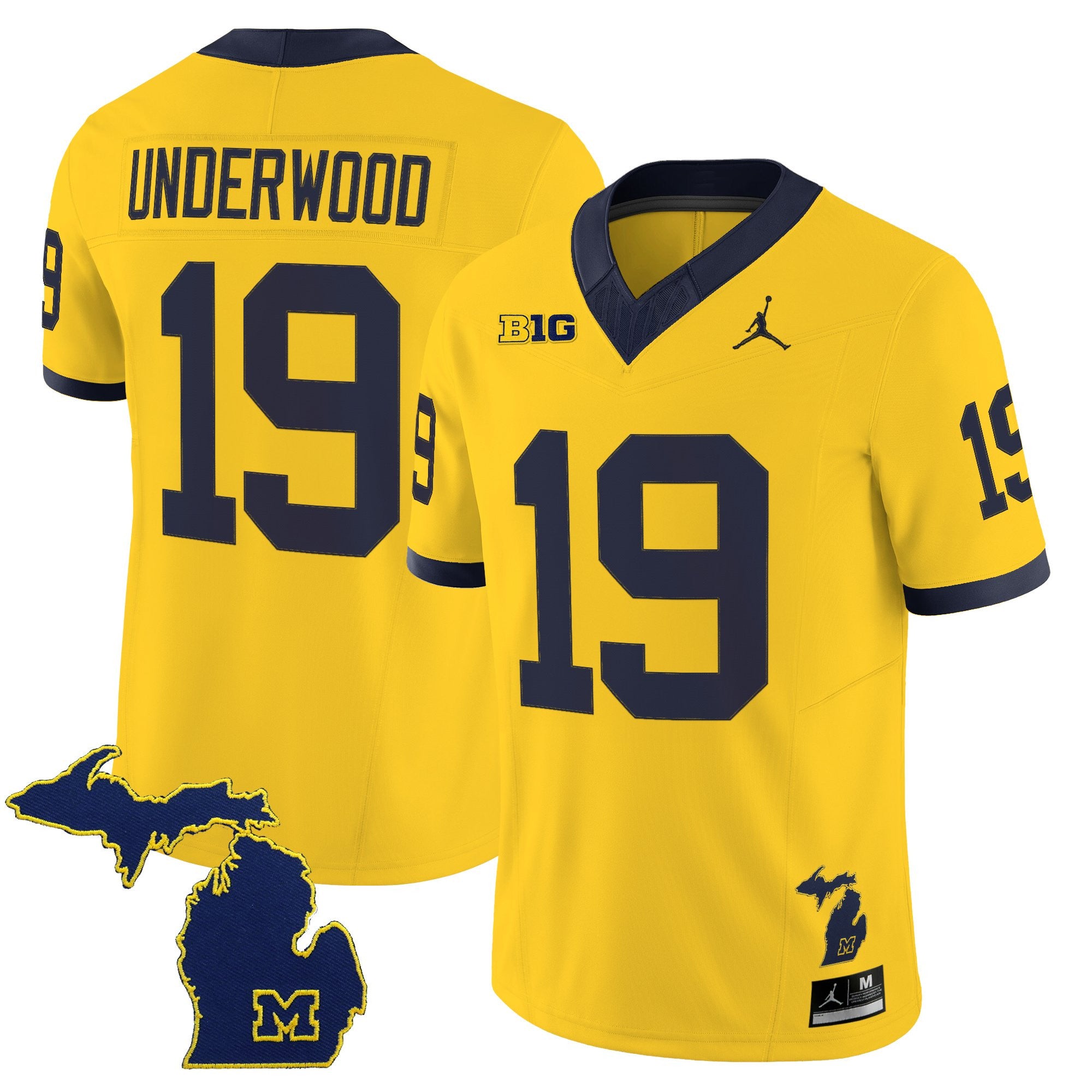 Men's Michigan Wolverines 2025 Vapor Limited Jersey V2 - All Stitched