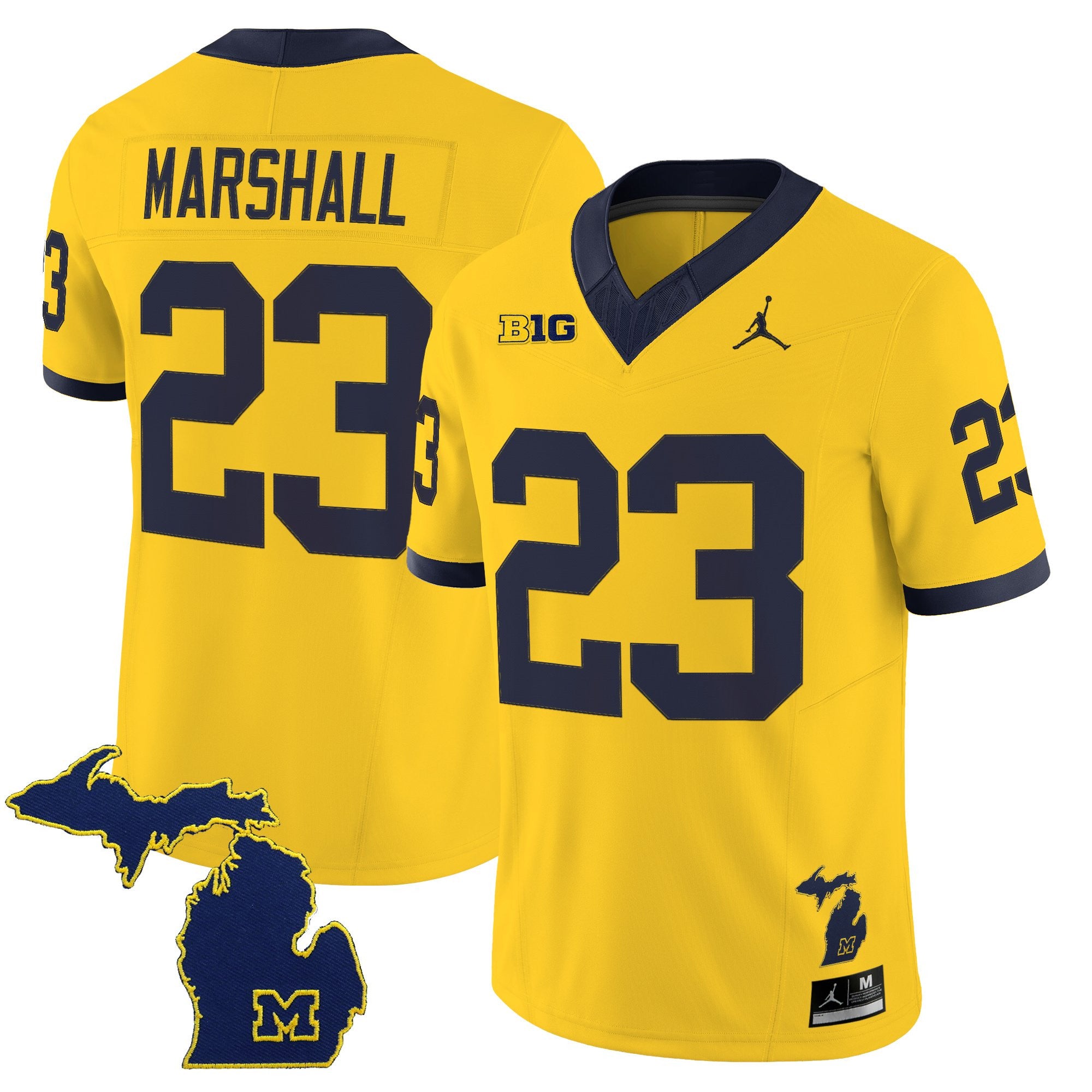 Men's Michigan Wolverines 2025 Vapor Limited Jersey V2 - All Stitched