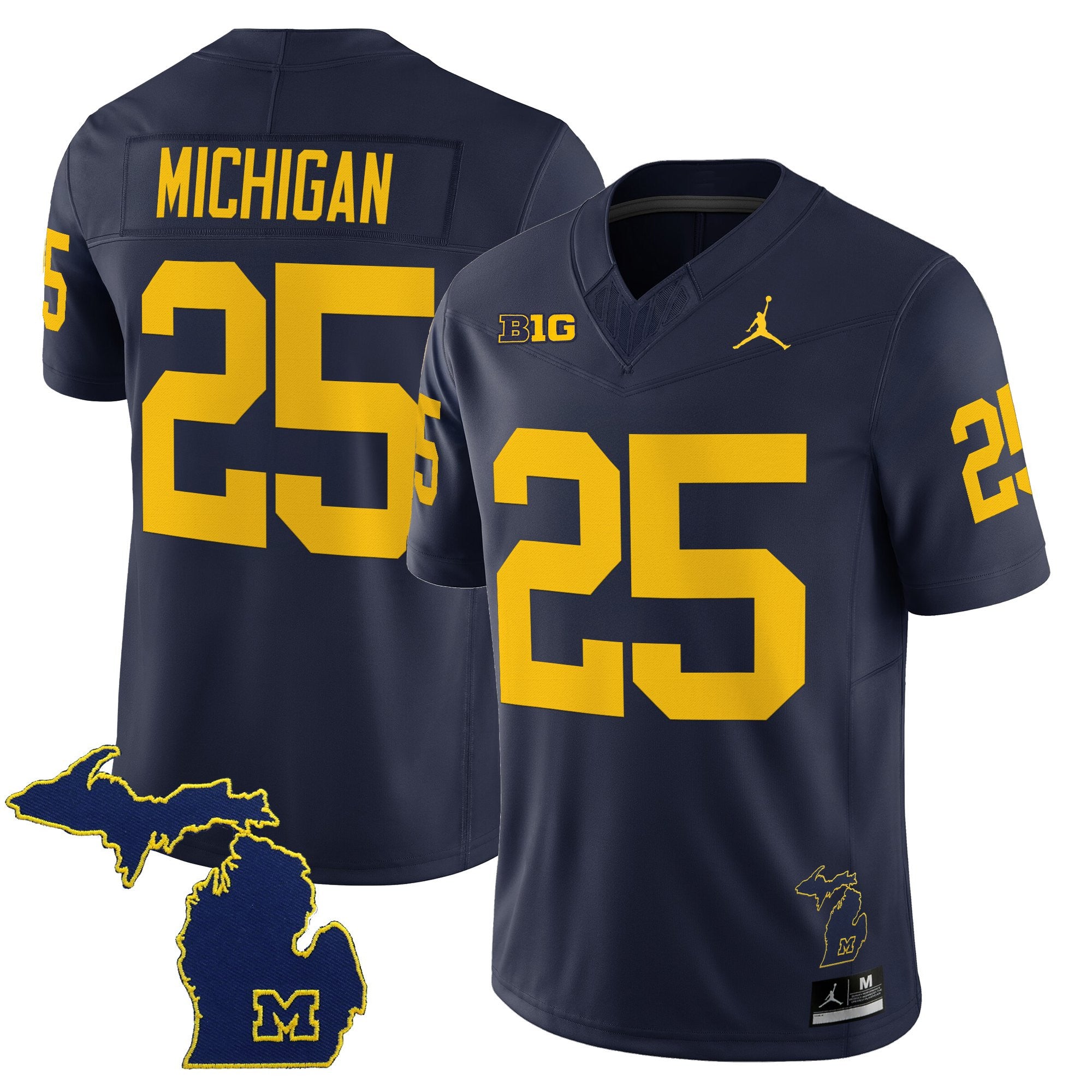 Men's Michigan Wolverines 2025 Vapor Limited Jersey V2 - All Stitched