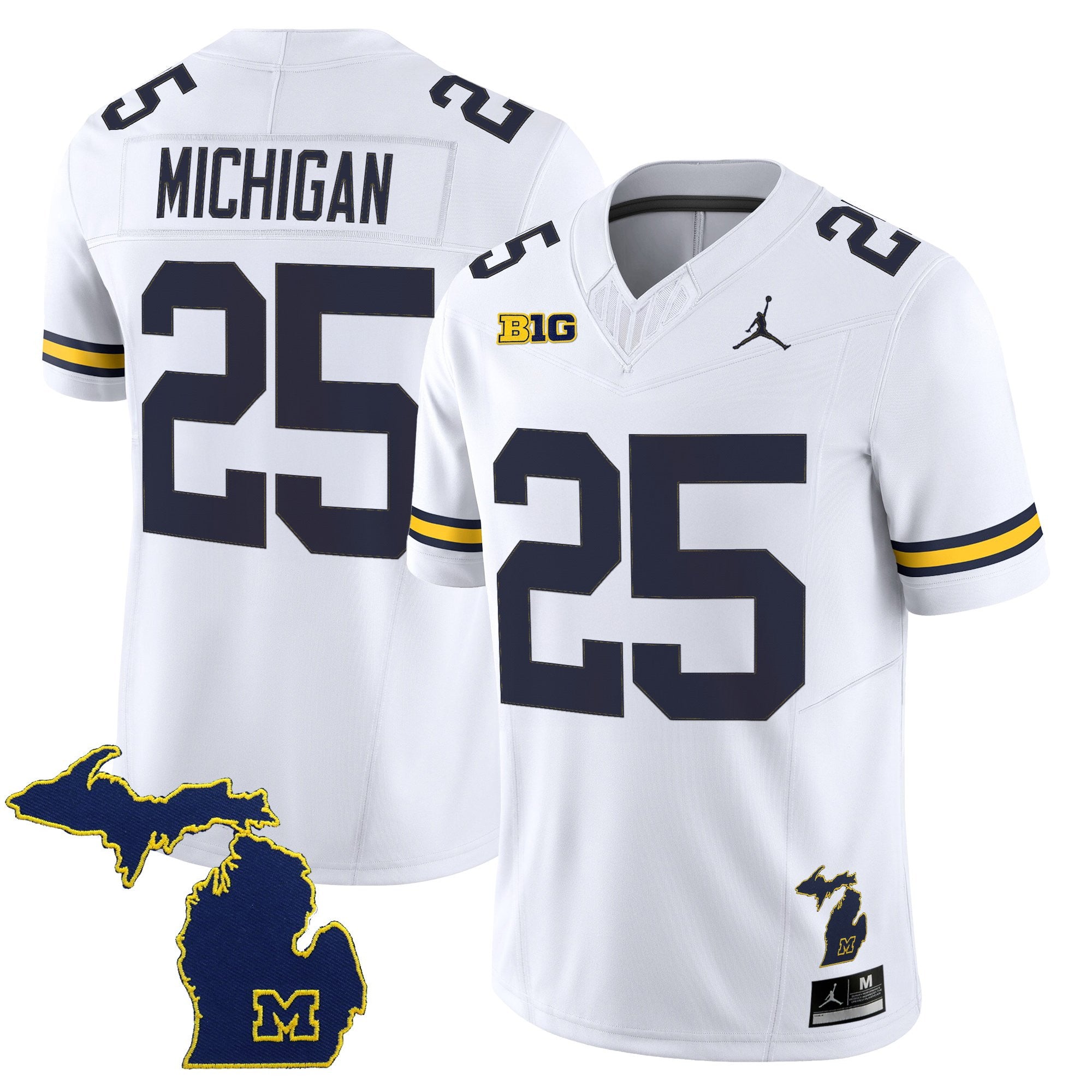 Men's Michigan Wolverines 2025 Vapor Limited Jersey V2 - All Stitched