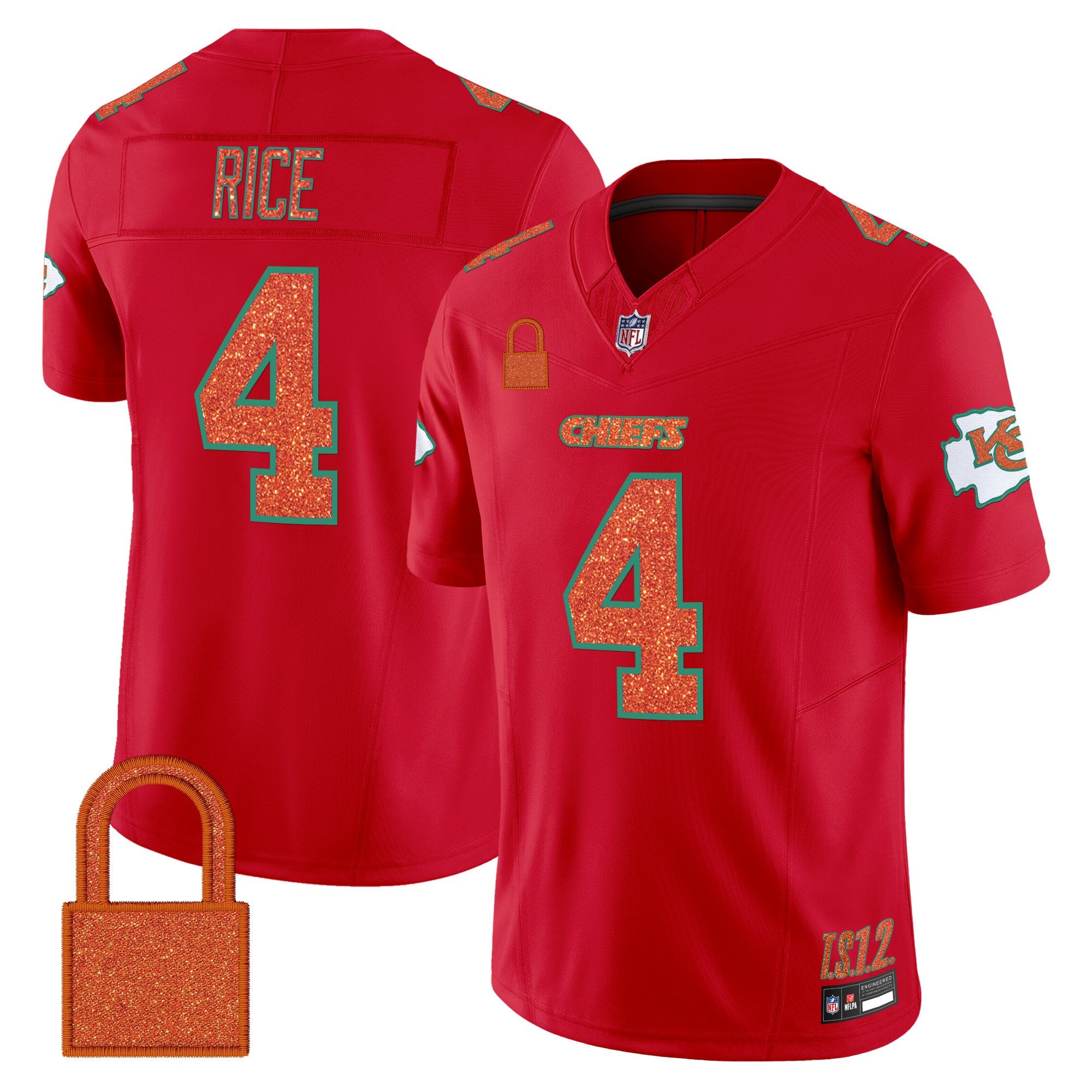 Men's Kansas City Chiefs 'Taylor Swift - TS12 - The Life of a Showgirl' Vapor Limited Jersey - All Stitched