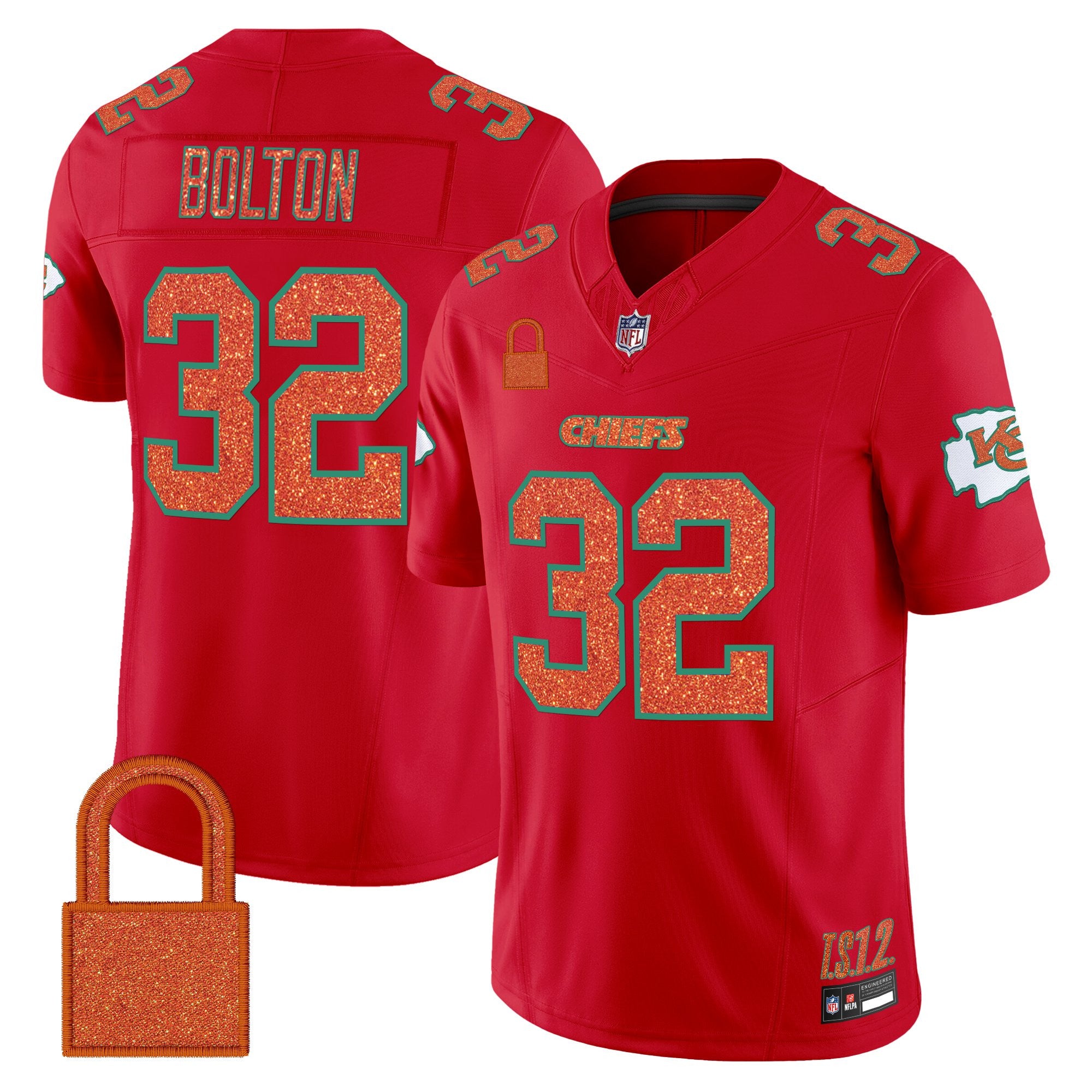 Men's Kansas City Chiefs 'Taylor Swift - TS12 - The Life of a Showgirl' Vapor Limited Jersey - All Stitched
