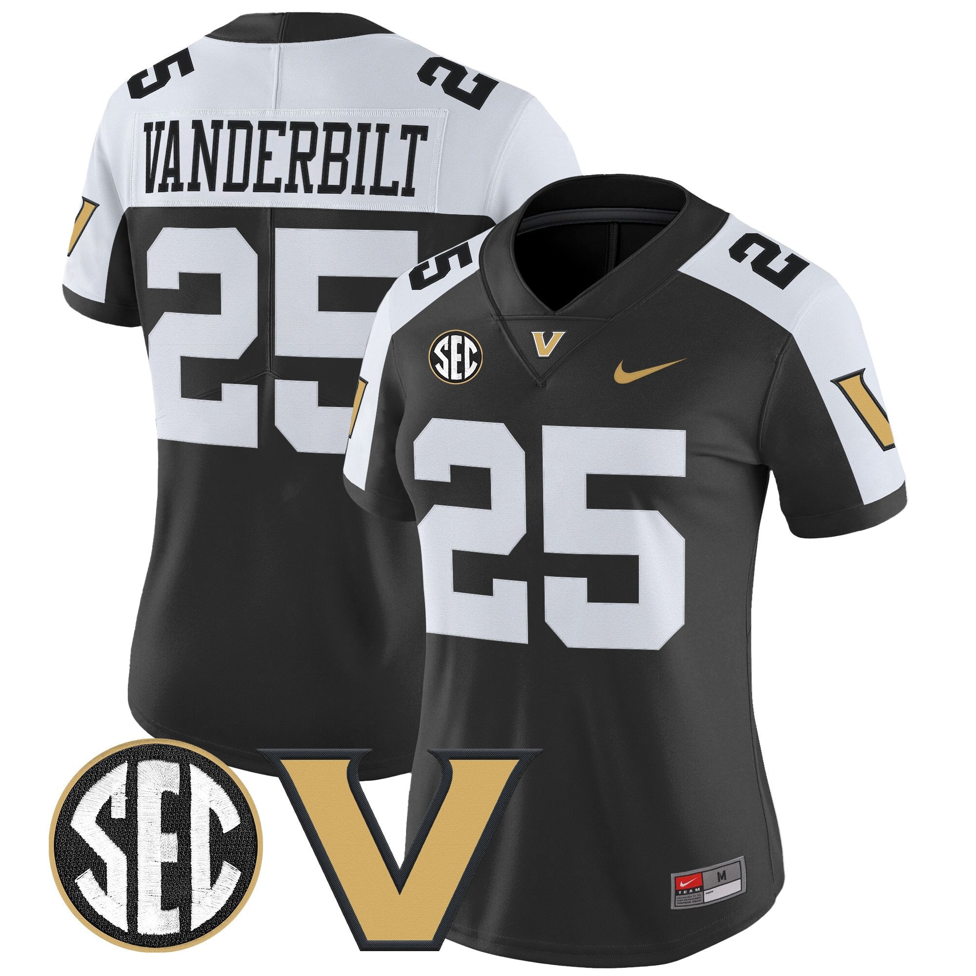 Women's Vanderbilt Commodores 2025 Vapor Limited Jersey - All Stitched