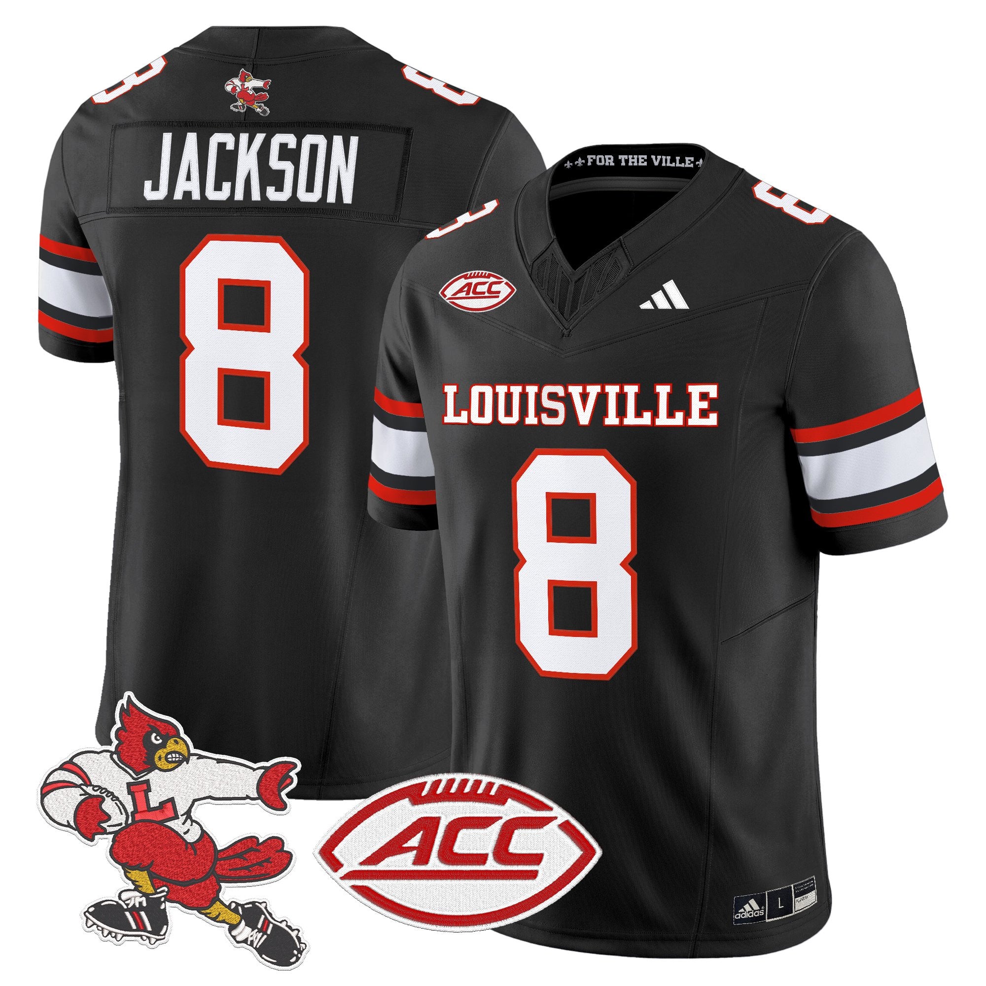 Men's Louisville Cardinals '1980s Throwback' Vapor Limited Jersey - All Stitched