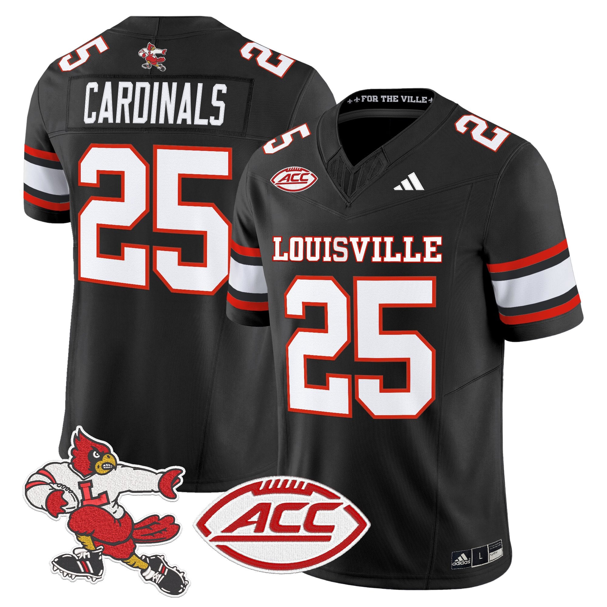 Men's Louisville Cardinals '1980s Throwback' Vapor Limited Jersey - All Stitched