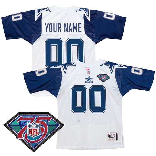 Dallas Cowboys Throwback Player Custom Jersey - All Stitched