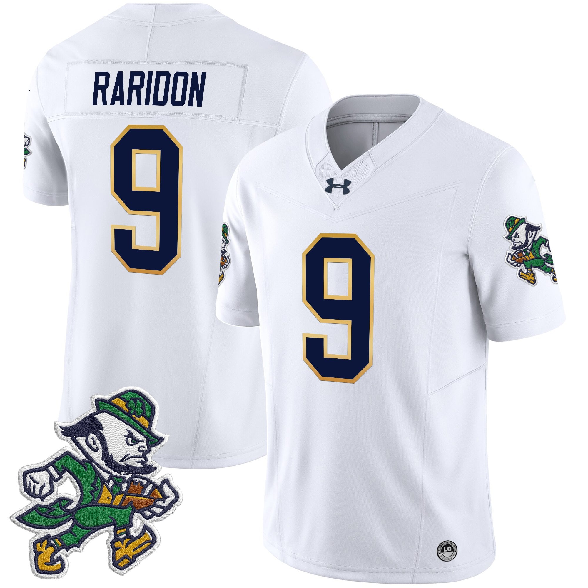 Men's Notre Dame Fighting Irish 2025 'Gridiron Leprechaun Edition' Vapor Limited Jersey – All Stitched