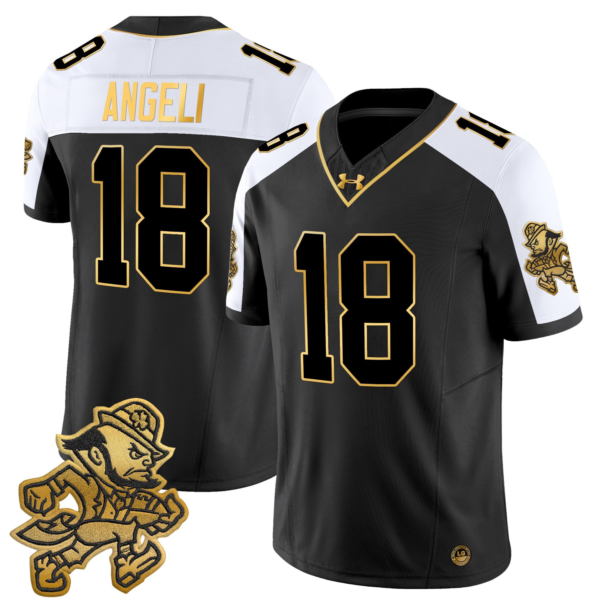 Men's Notre Dame Fighting Irish 2025 'Gridiron Leprechaun Edition' Gold Vapor Limited Jersey – All Stitched