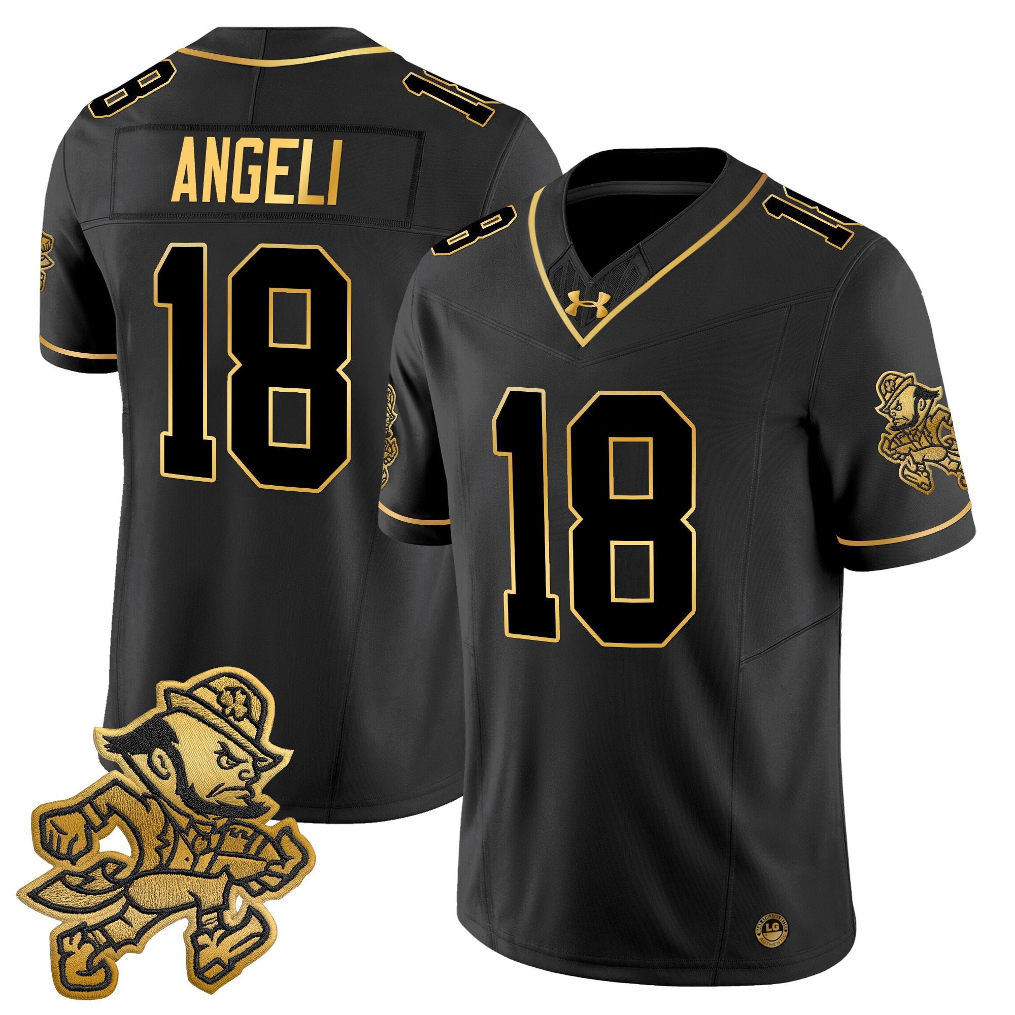 Men's Notre Dame Fighting Irish 2025 'Gridiron Leprechaun Edition' Gold Vapor Limited Jersey – All Stitched