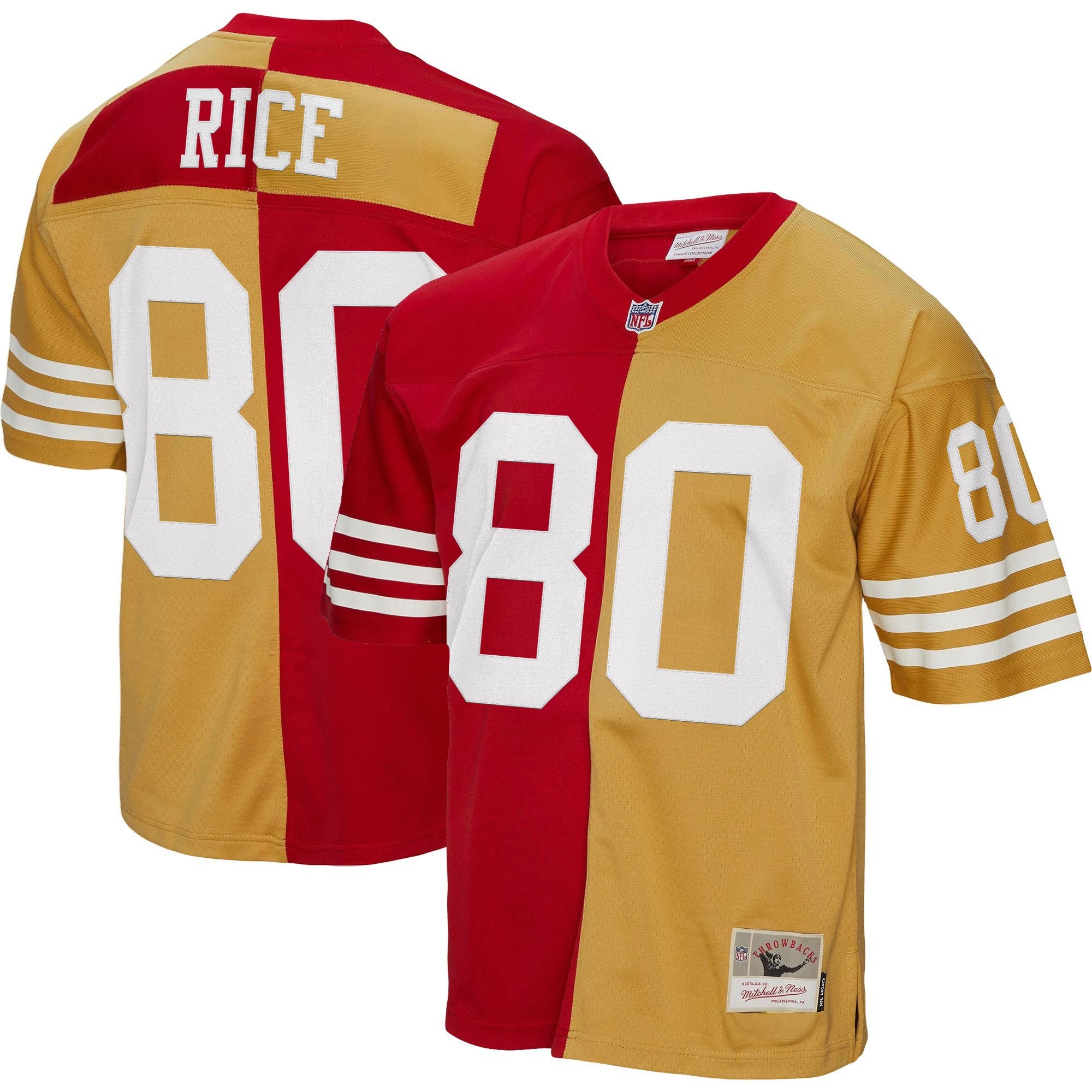 Men's San Francisco 49ers Throwback Player Jersey - All Stitched