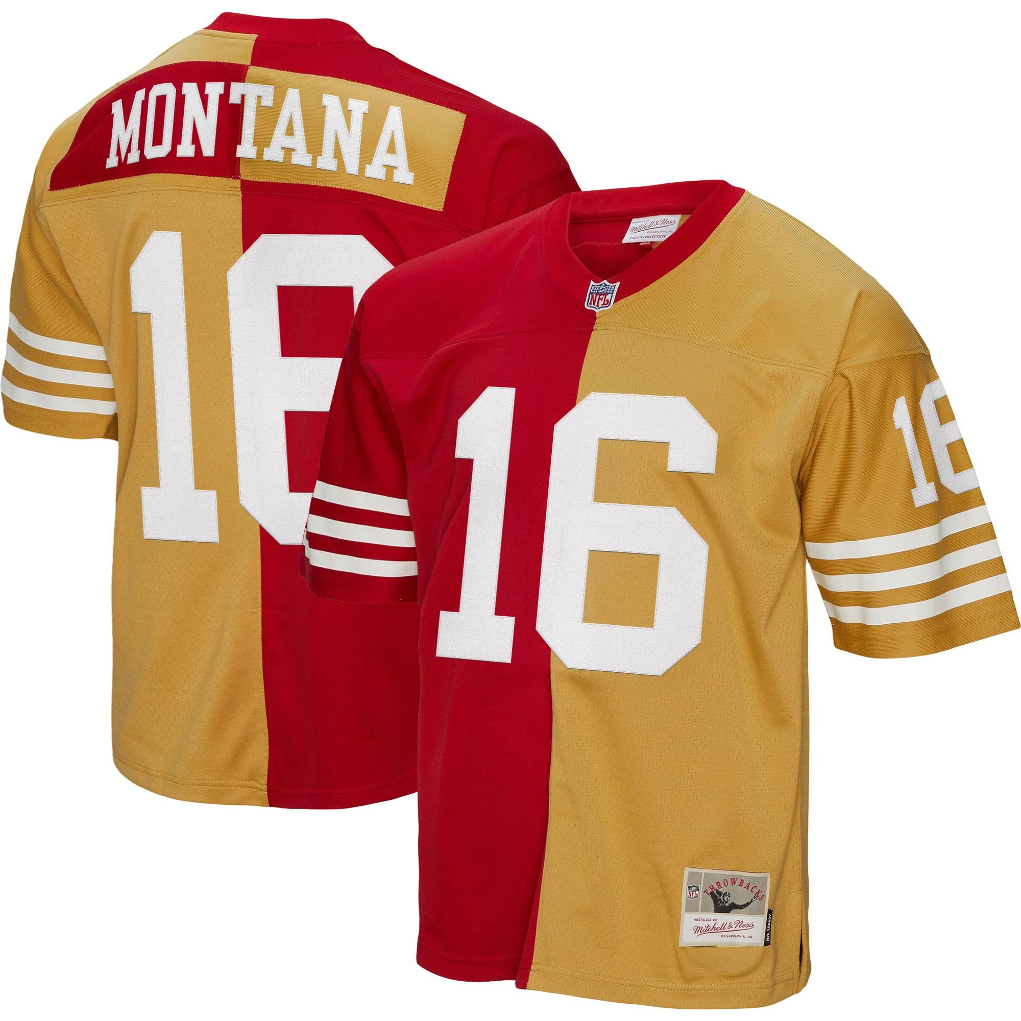 Men's San Francisco 49ers Throwback Player Jersey - All Stitched