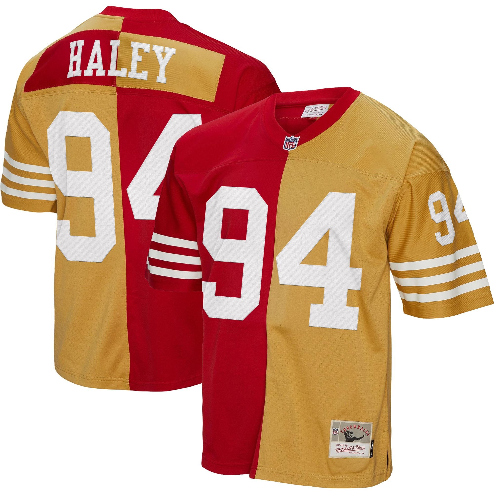 Men's San Francisco 49ers Throwback Player Jersey - All Stitched