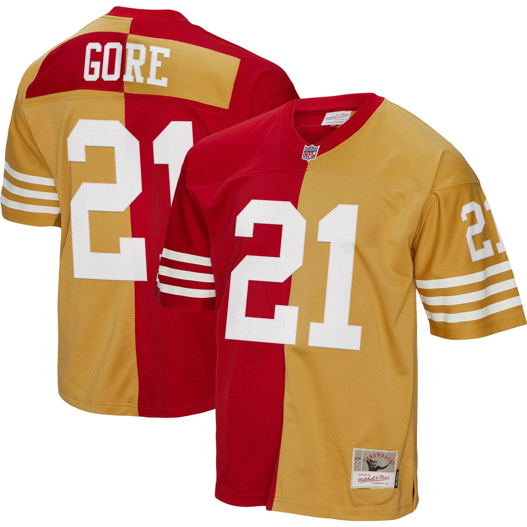 Men's San Francisco 49ers Throwback Player Jersey - All Stitched