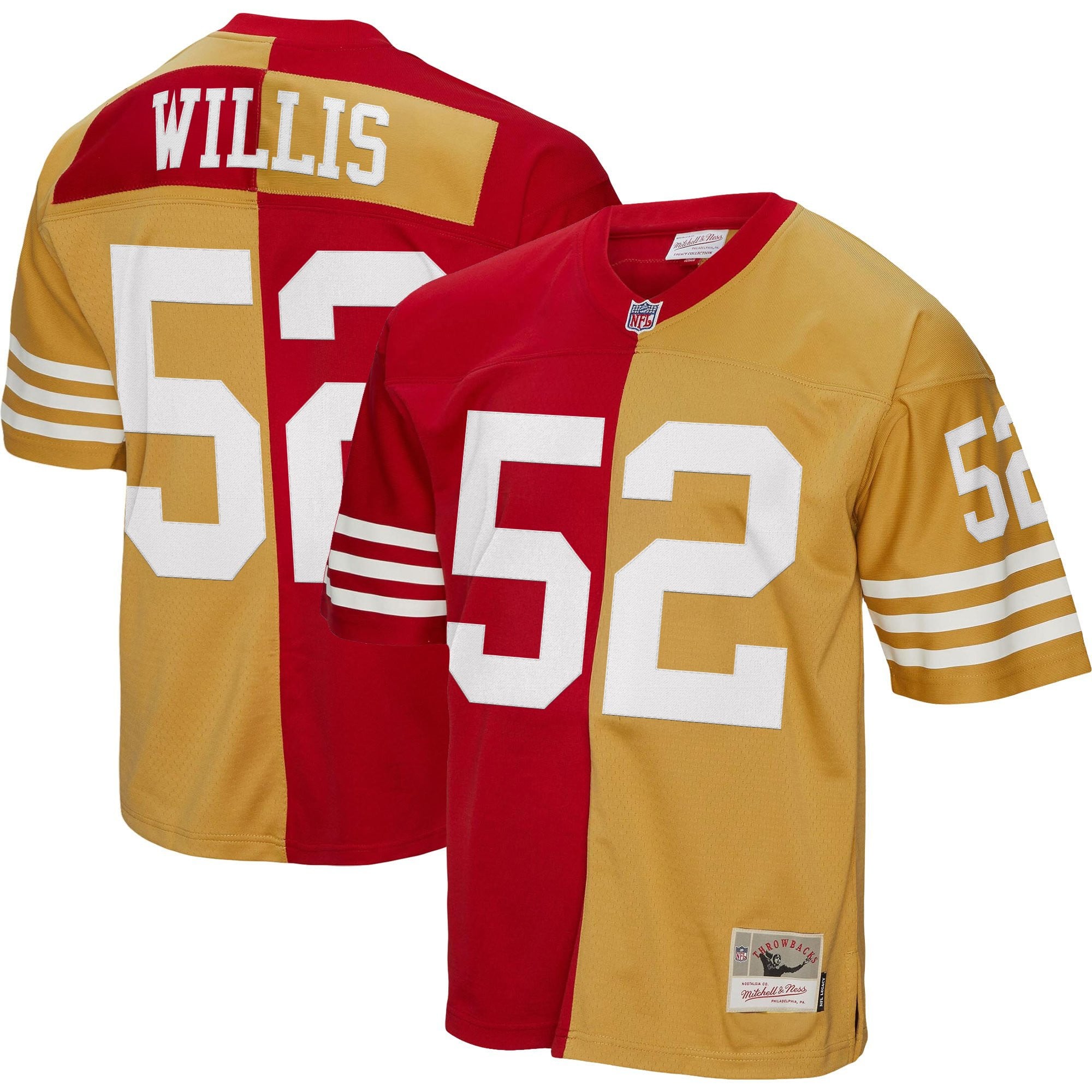 Men's San Francisco 49ers Throwback Player Jersey - All Stitched
