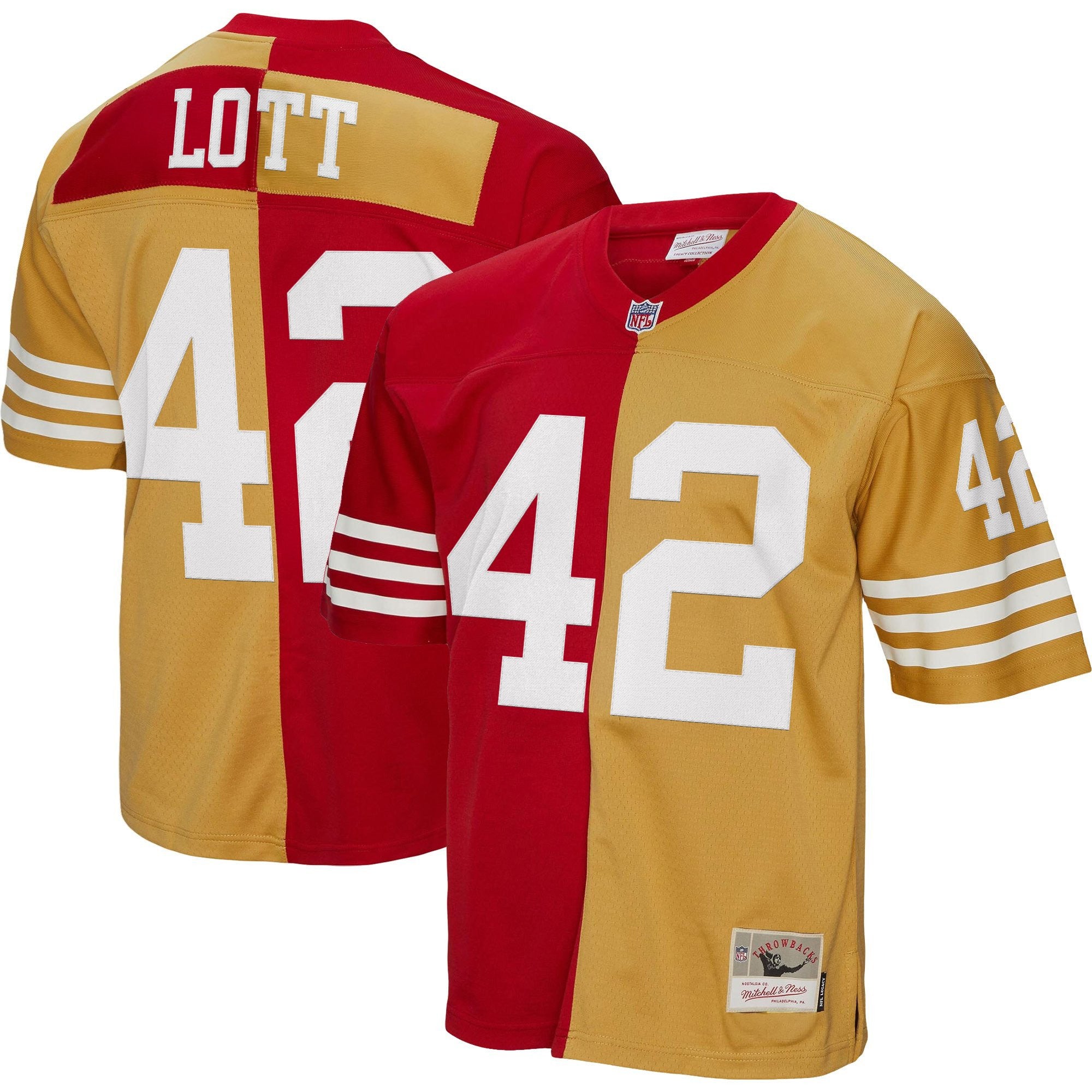 Men's San Francisco 49ers Throwback Player Jersey - All Stitched